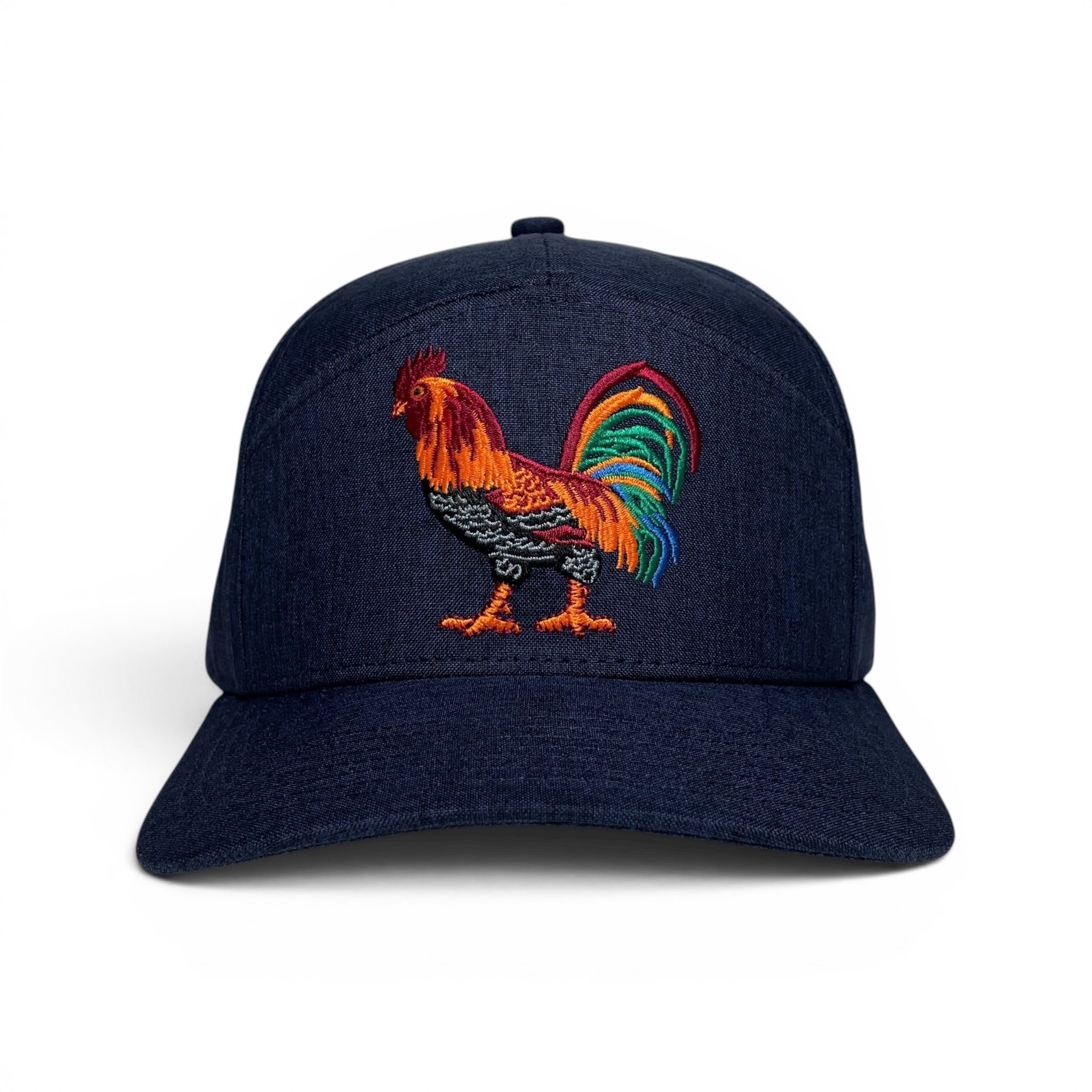 Rooster Gallo Snapback Cap, Embroidered, Flat Brim