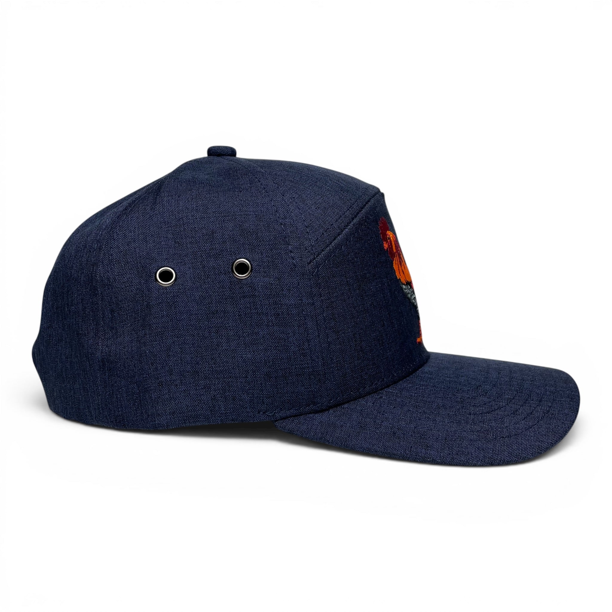 Rooster Gallo Snapback Cap, Embroidered, Flat Brim