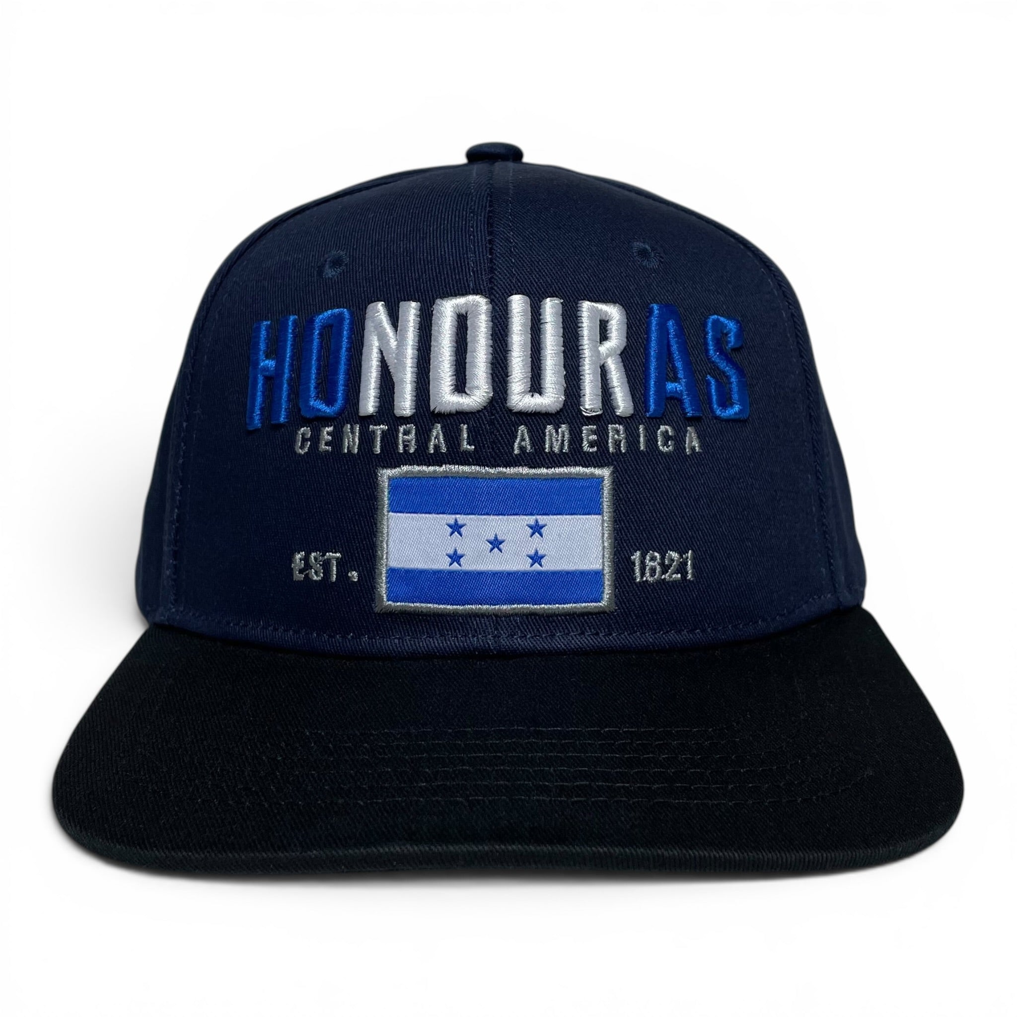 Gorra Baseball Snapback con Bandera de Honduras Bordada