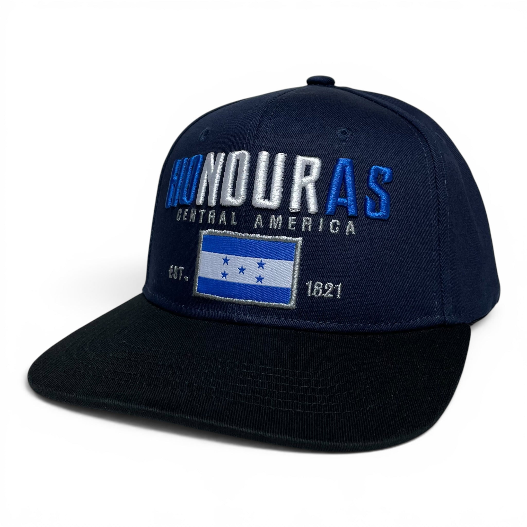 Gorra Baseball Snapback con Bandera de Honduras Bordada