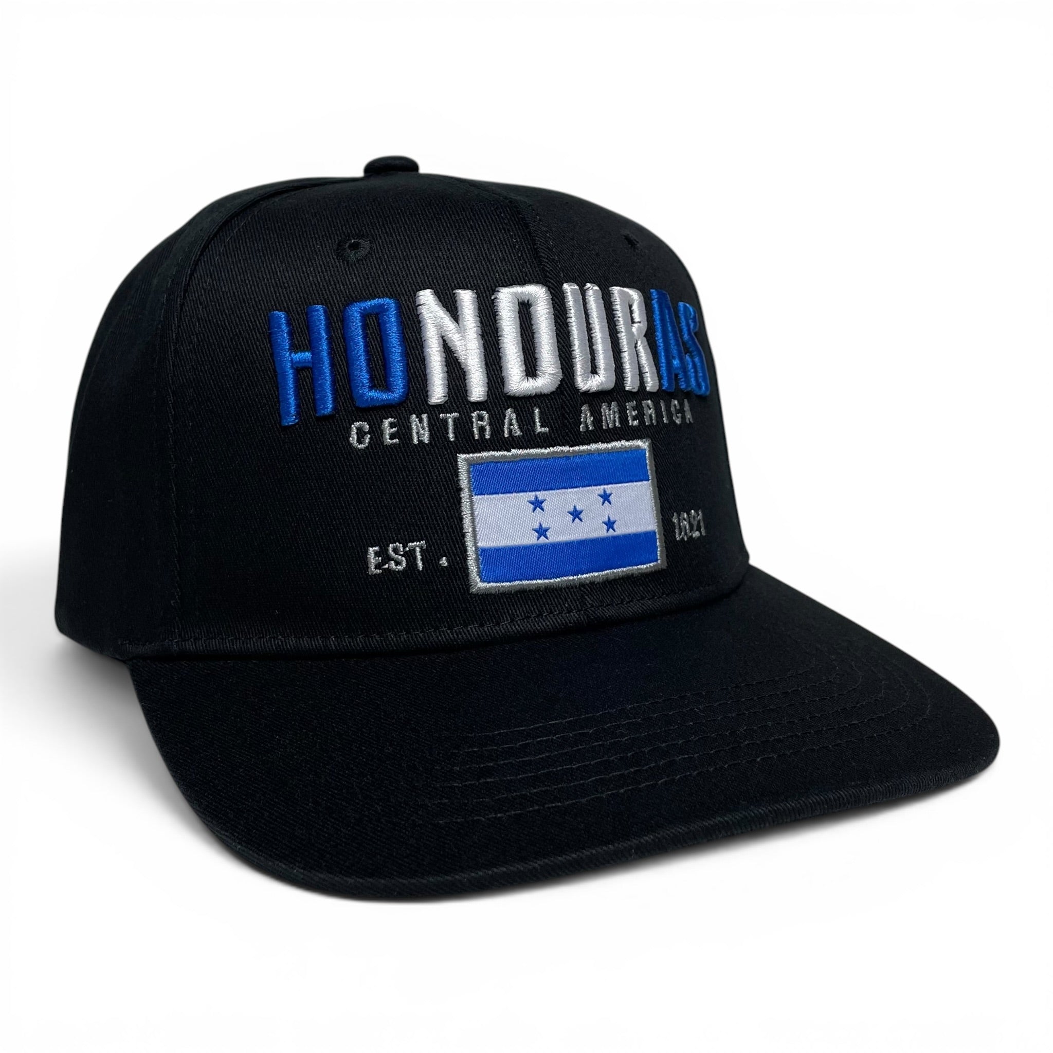 Gorra Bandera de Honduras bordada, Snapback, Visera Plana