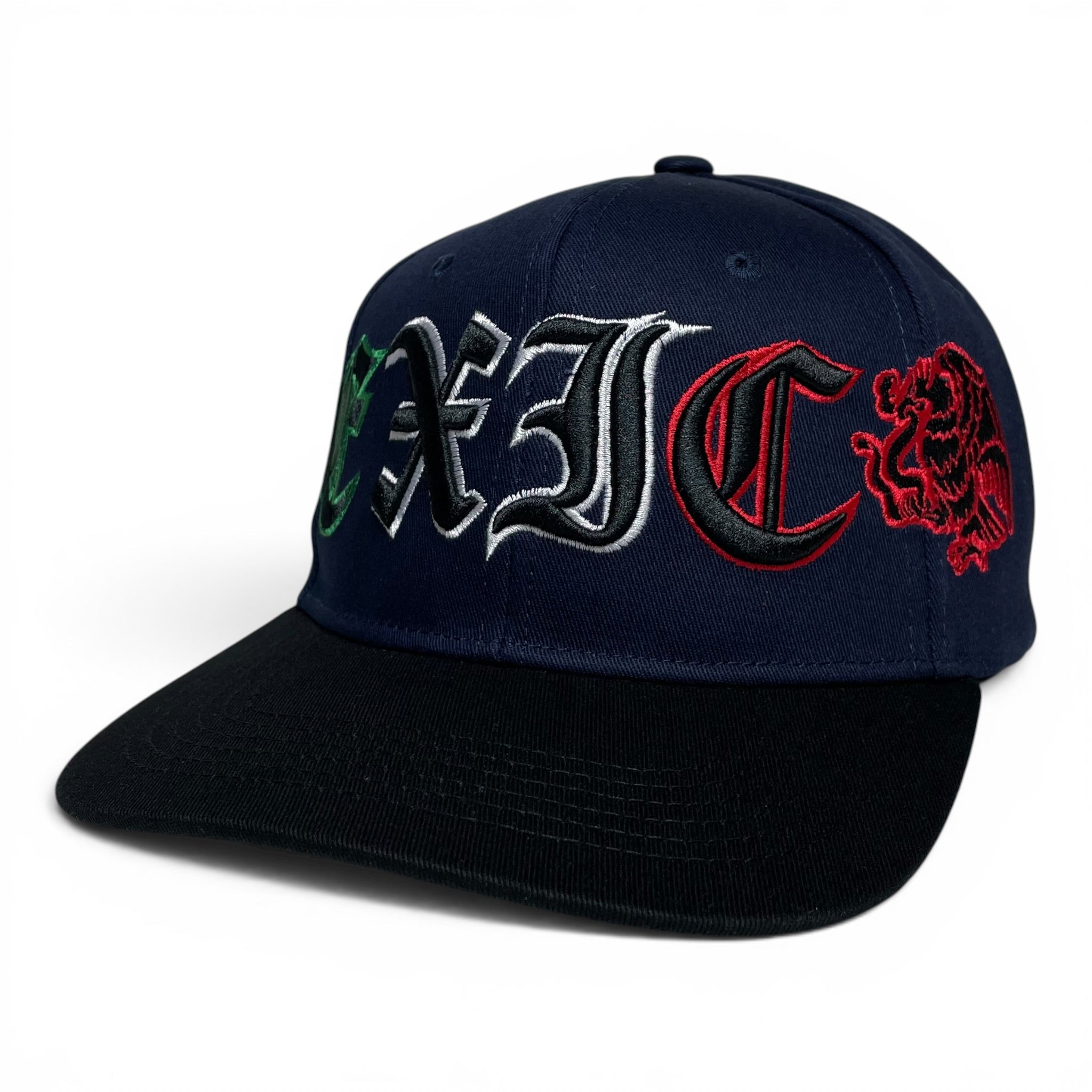 Mexico Eagle Embroidered Snapback Baseball Cap