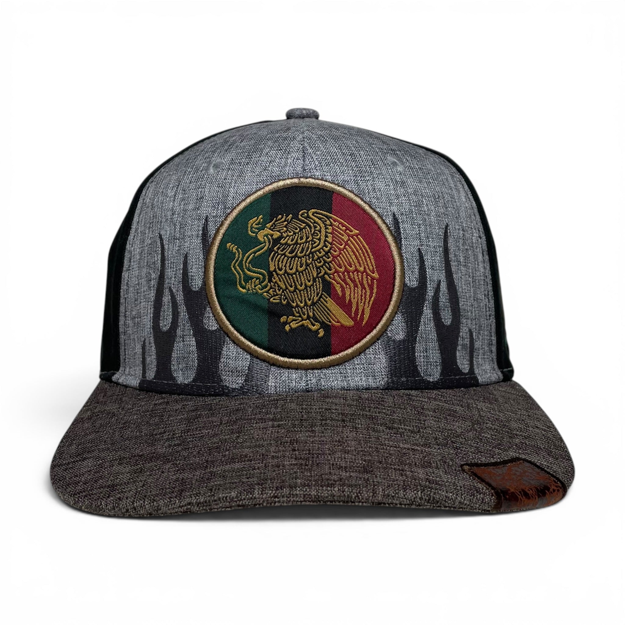 Mexico Federal Eagle Logo Flat Bill Snapback Baseball Cap Hat