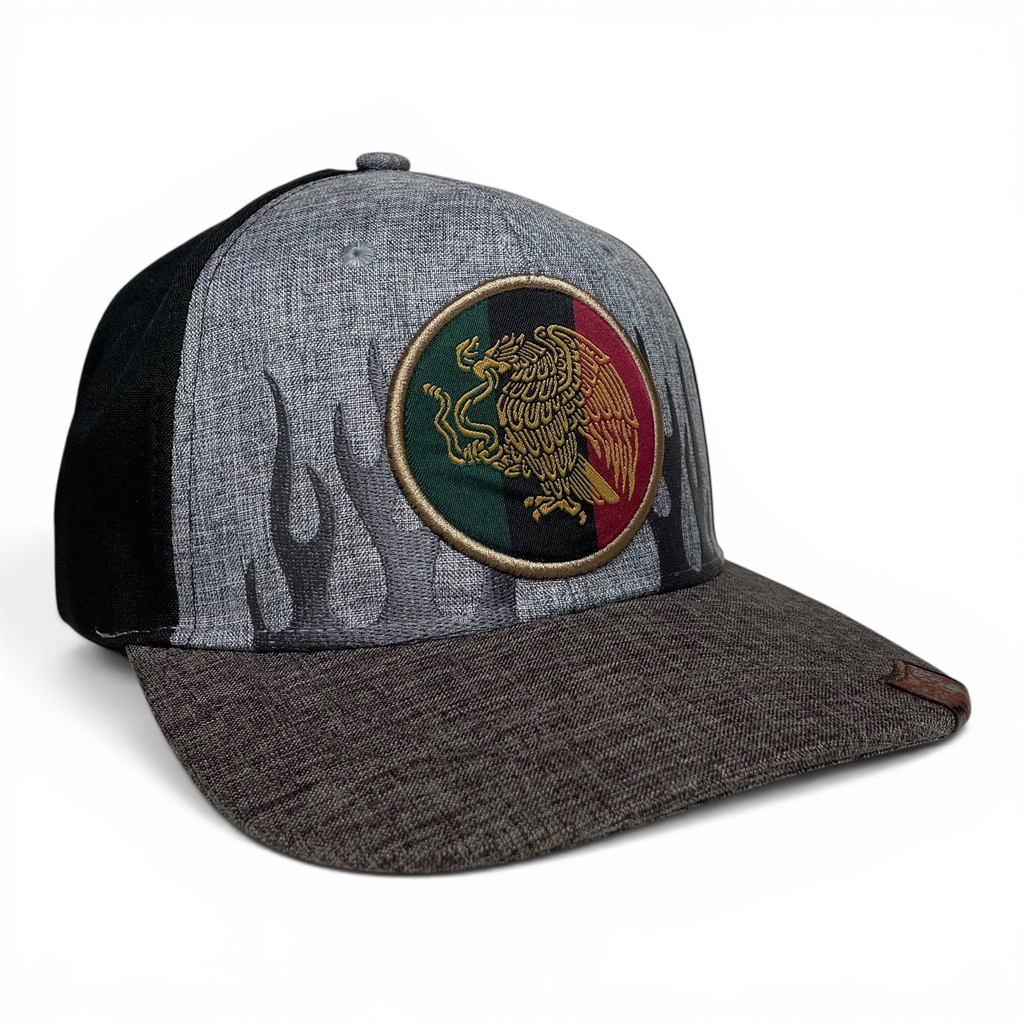 Mexico Federal Eagle Logo Flat Bill Snapback Baseball Cap Hat