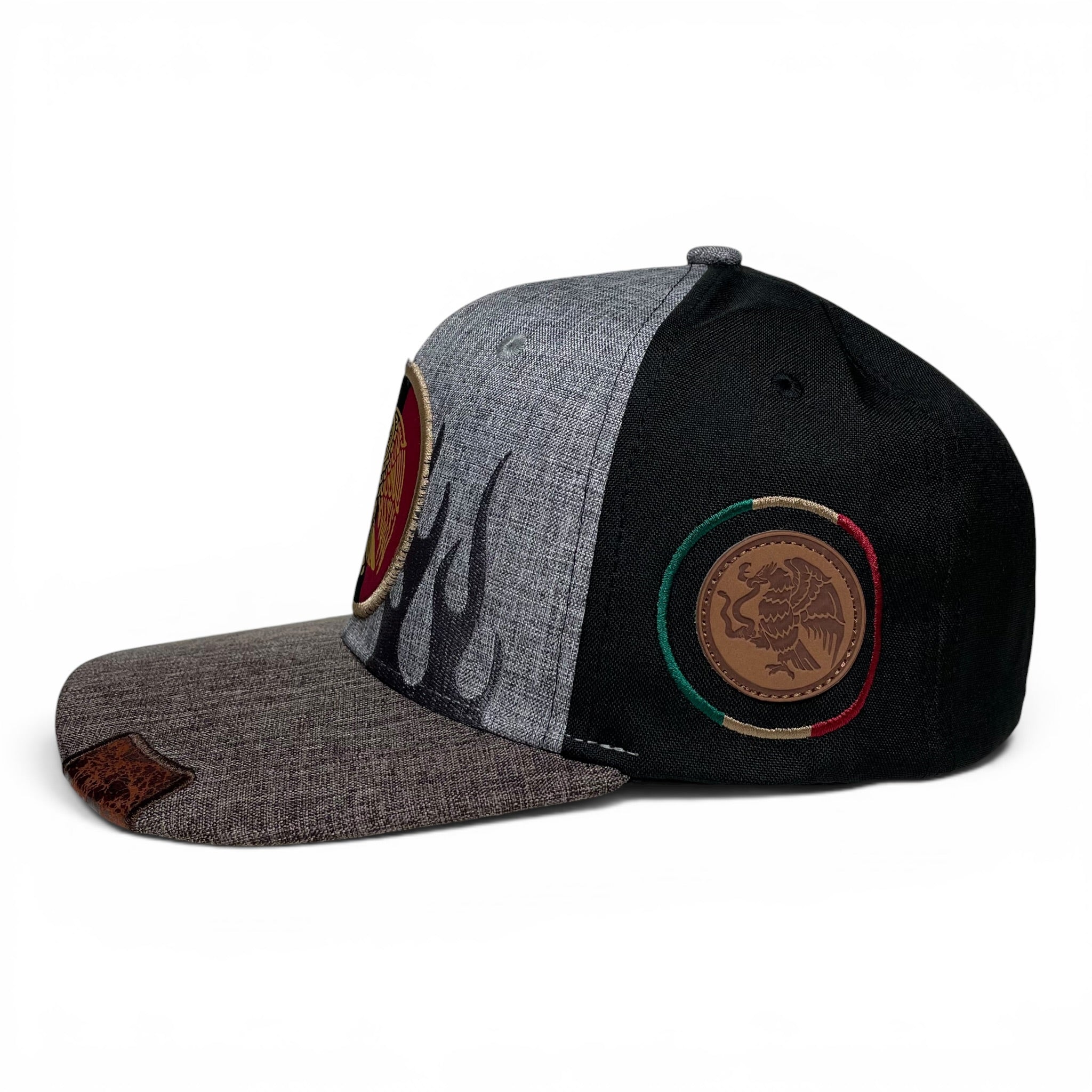 Mexico Federal Eagle Logo Flat Bill Snapback Baseball Cap Hat