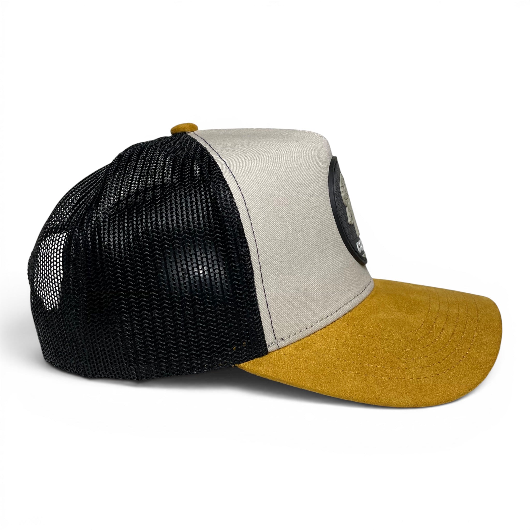 Cobra 3D PVC Patch Snapback Hat, Mesh Back, Suede Brim