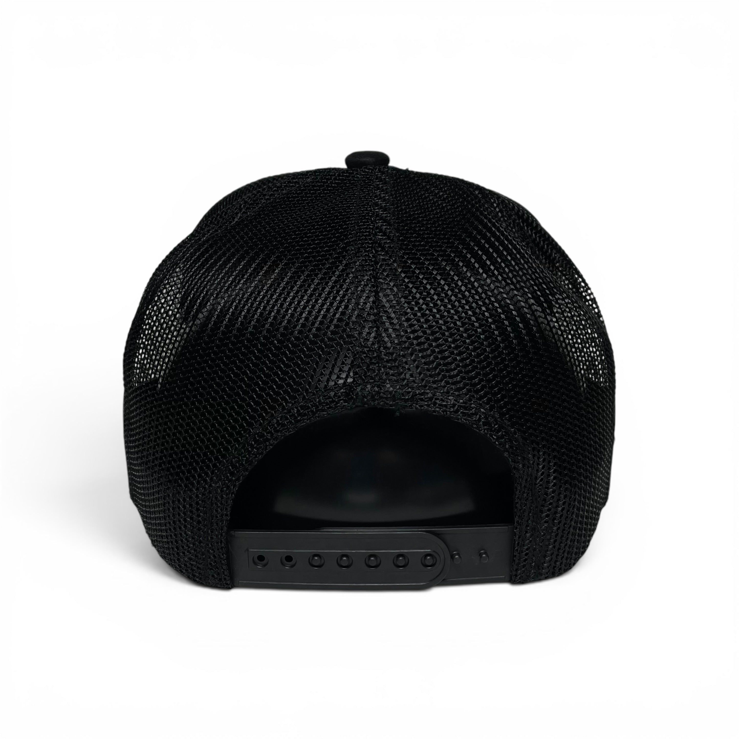 Wolf 3D PVC Patch Snapback Hat – Black, Mesh Back, Suede Brim