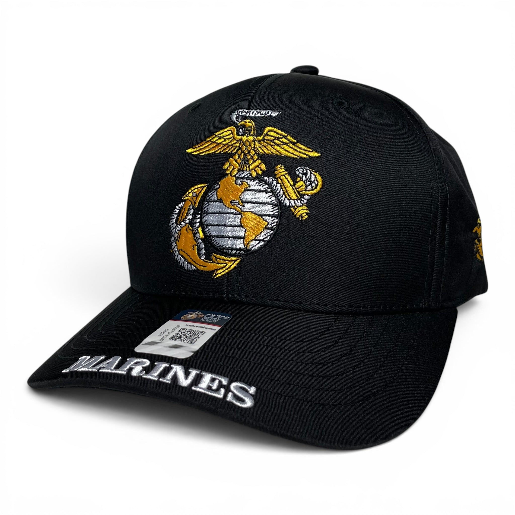 U.S. Marine Corps Embroidered Cap, Curved Brim, Officially Licensed