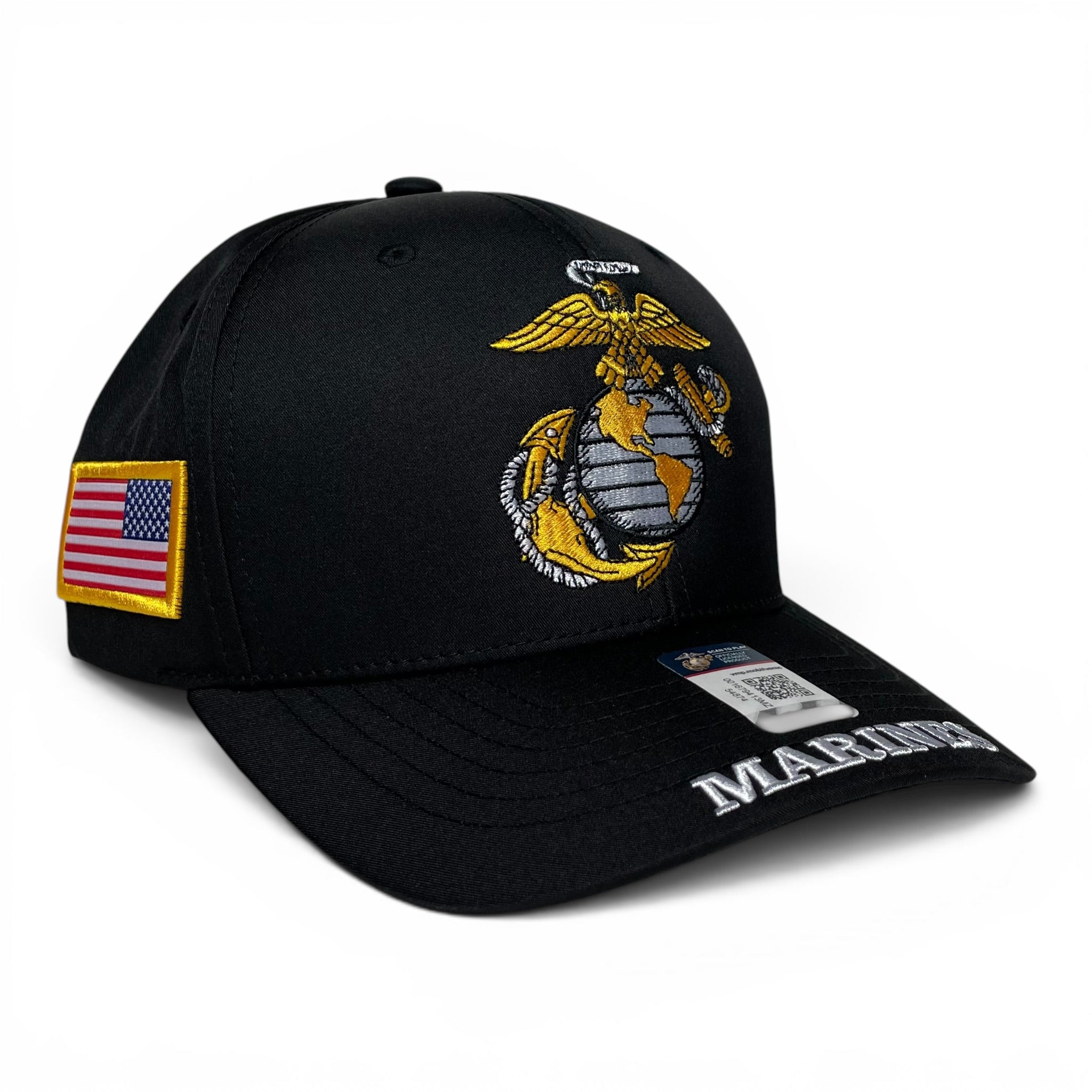 U.S. Marine Corps Embroidered Cap, Curved Brim, Officially Licensed