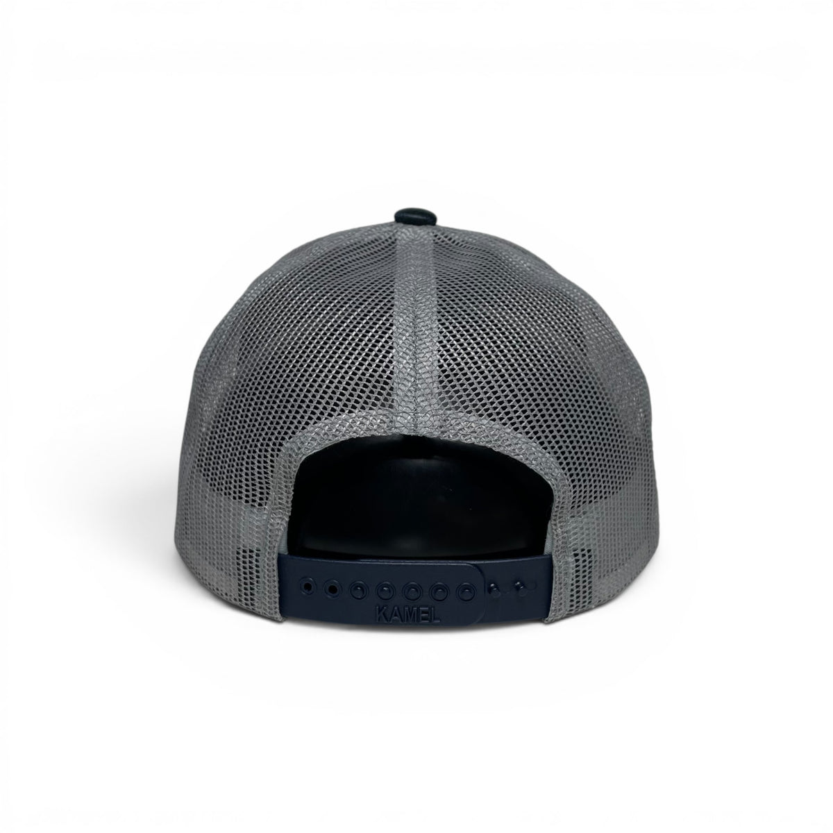 Scorpion Leather Patch Trucker Hat, Curved Brim Snapback