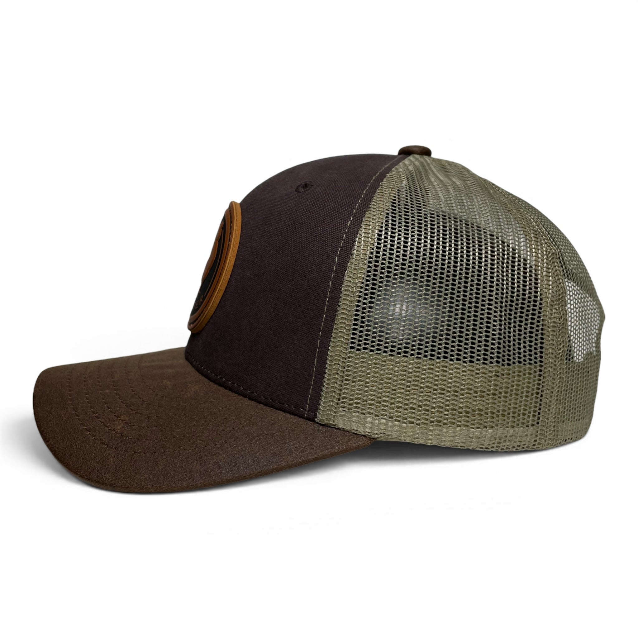 Wholesale Mexico Rooster Leather Patch Trucker Hat – Snapback