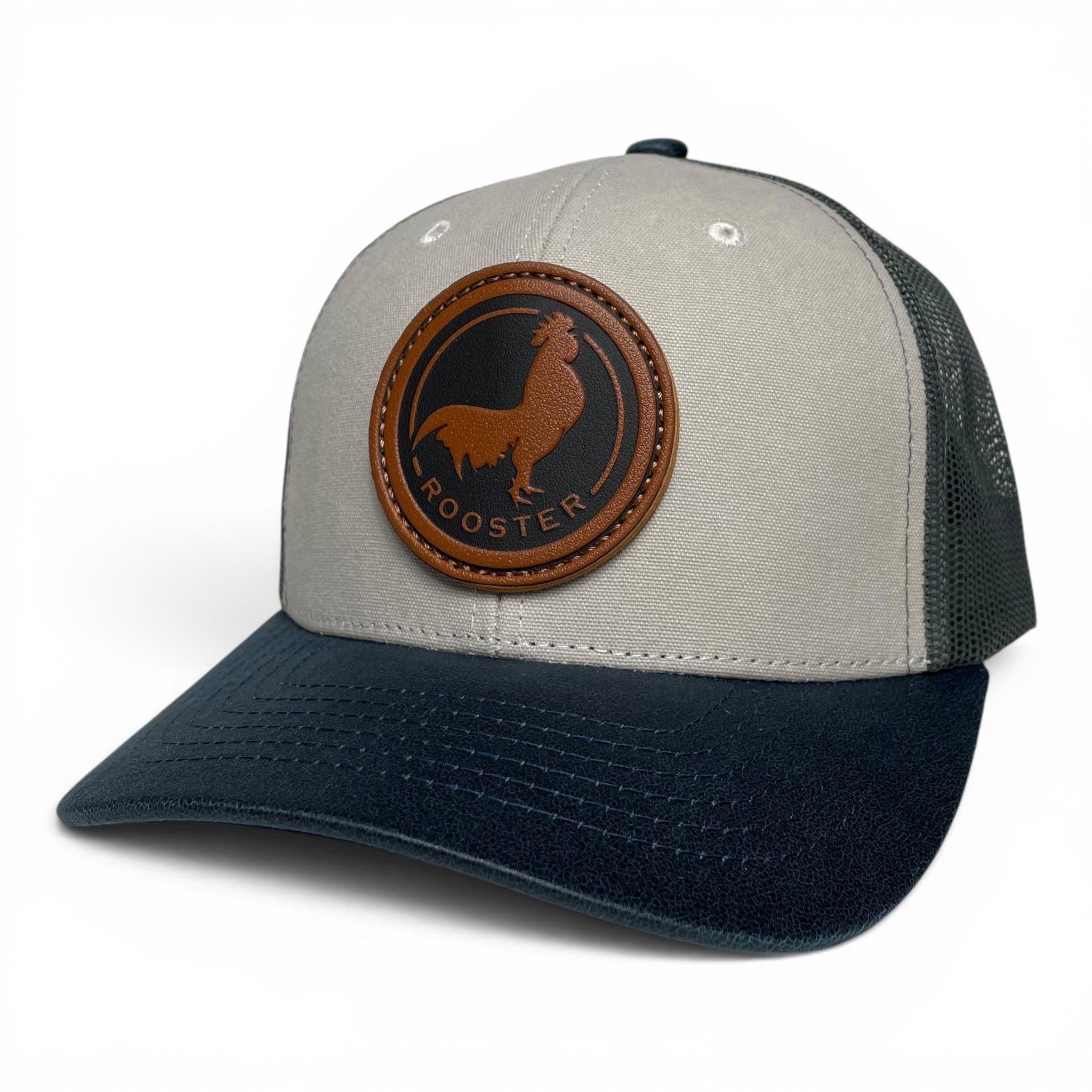Mexico Rooster Trucker Hat – Leather Patch, Snapback, Wholesale
