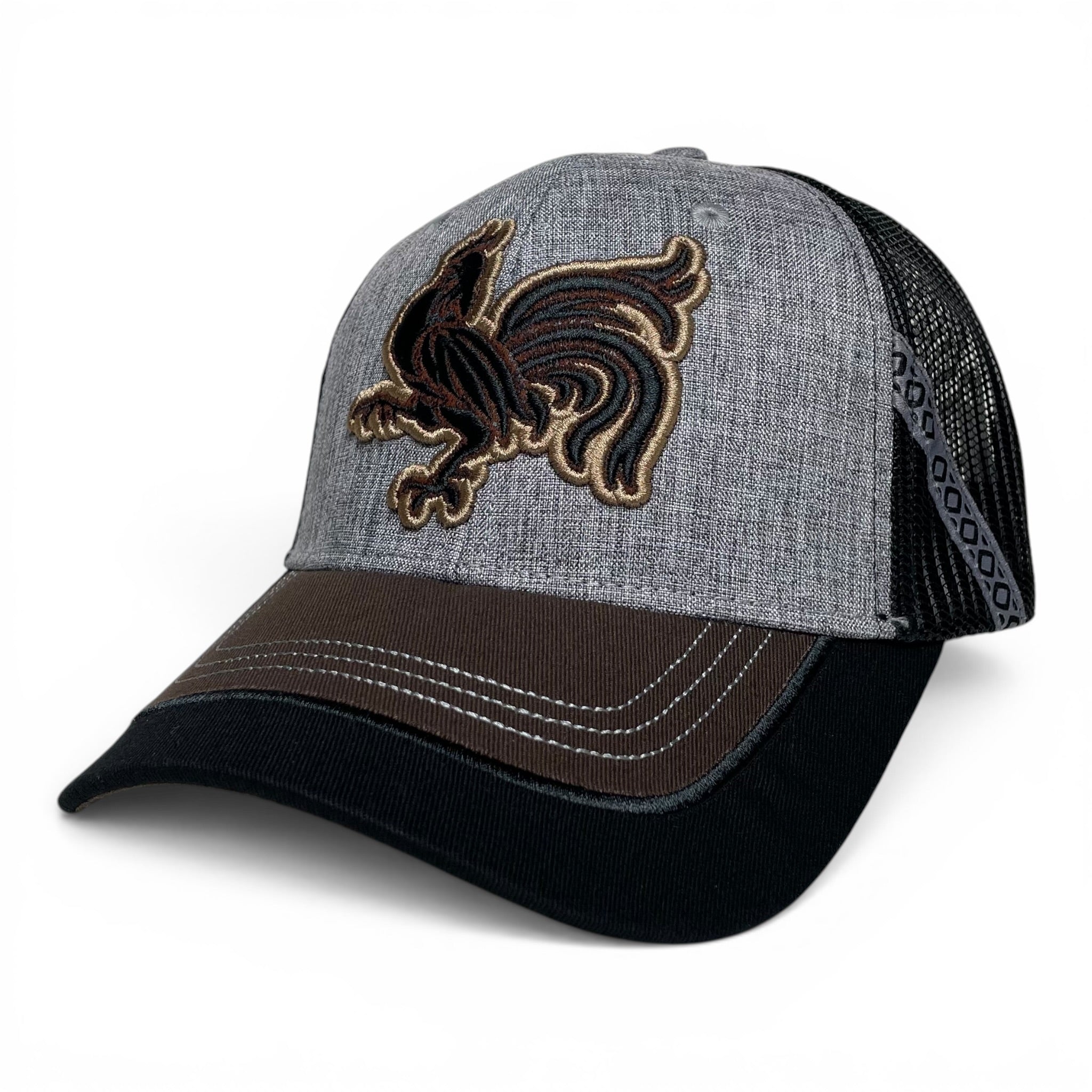 Rooster Gallo Embroidered Snapback Baseball Cap, Western Rodeo Style for Men