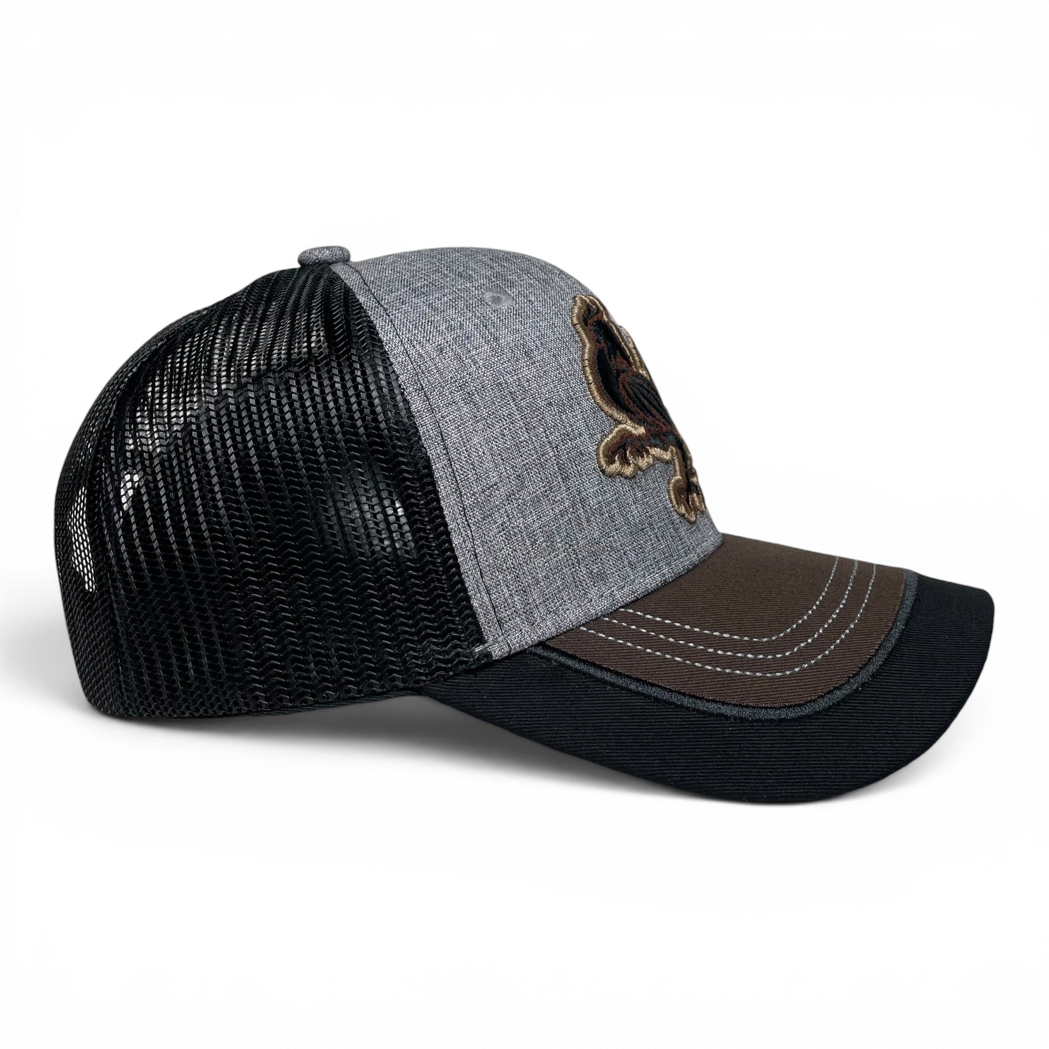Rooster Gallo Embroidered Snapback Baseball Cap, Western Rodeo Style for Men