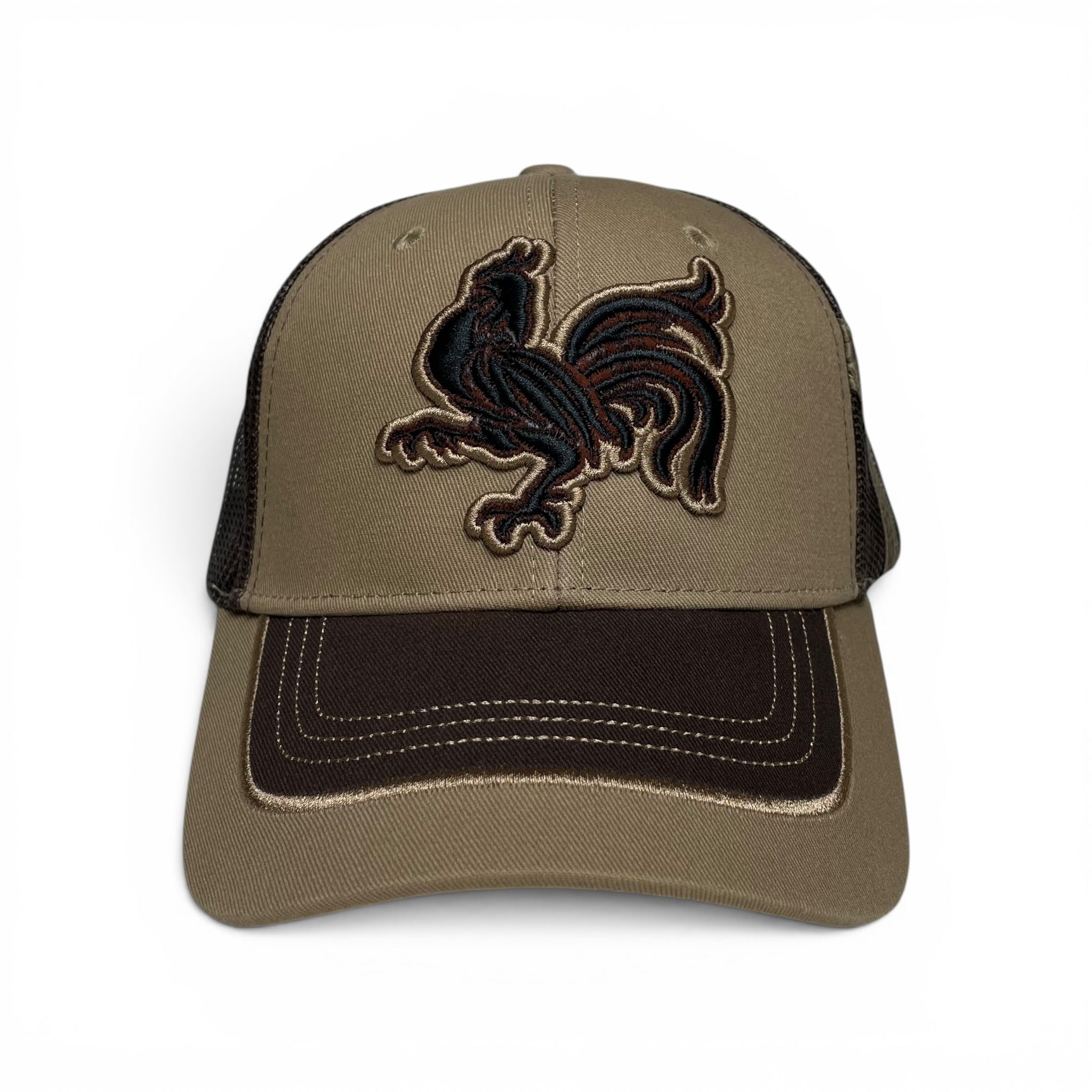 Rooster Gallo Embroidered Snapback Cap, Western Rodeo Style