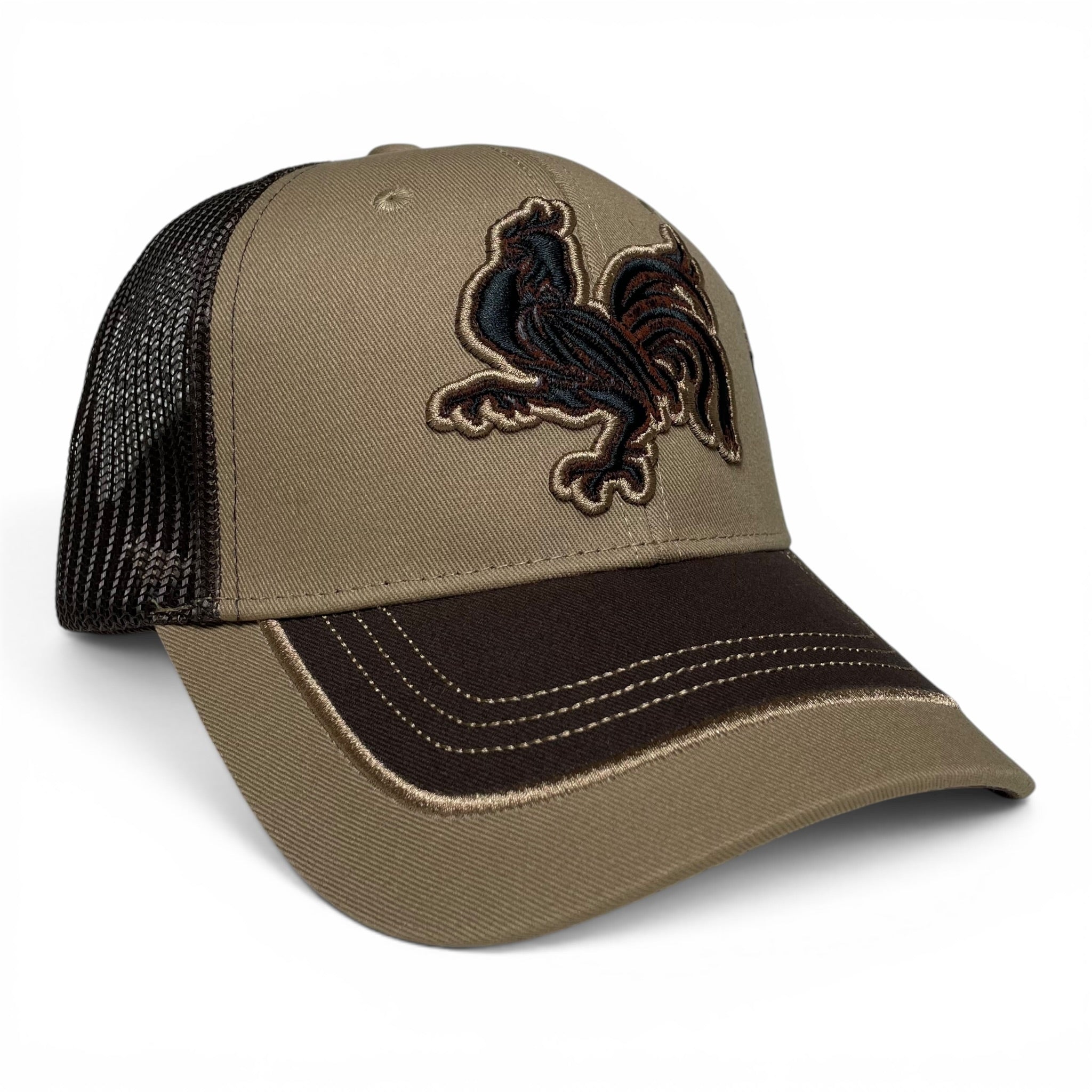 Rooster Gallo Embroidered Snapback Cap, Western Rodeo Style