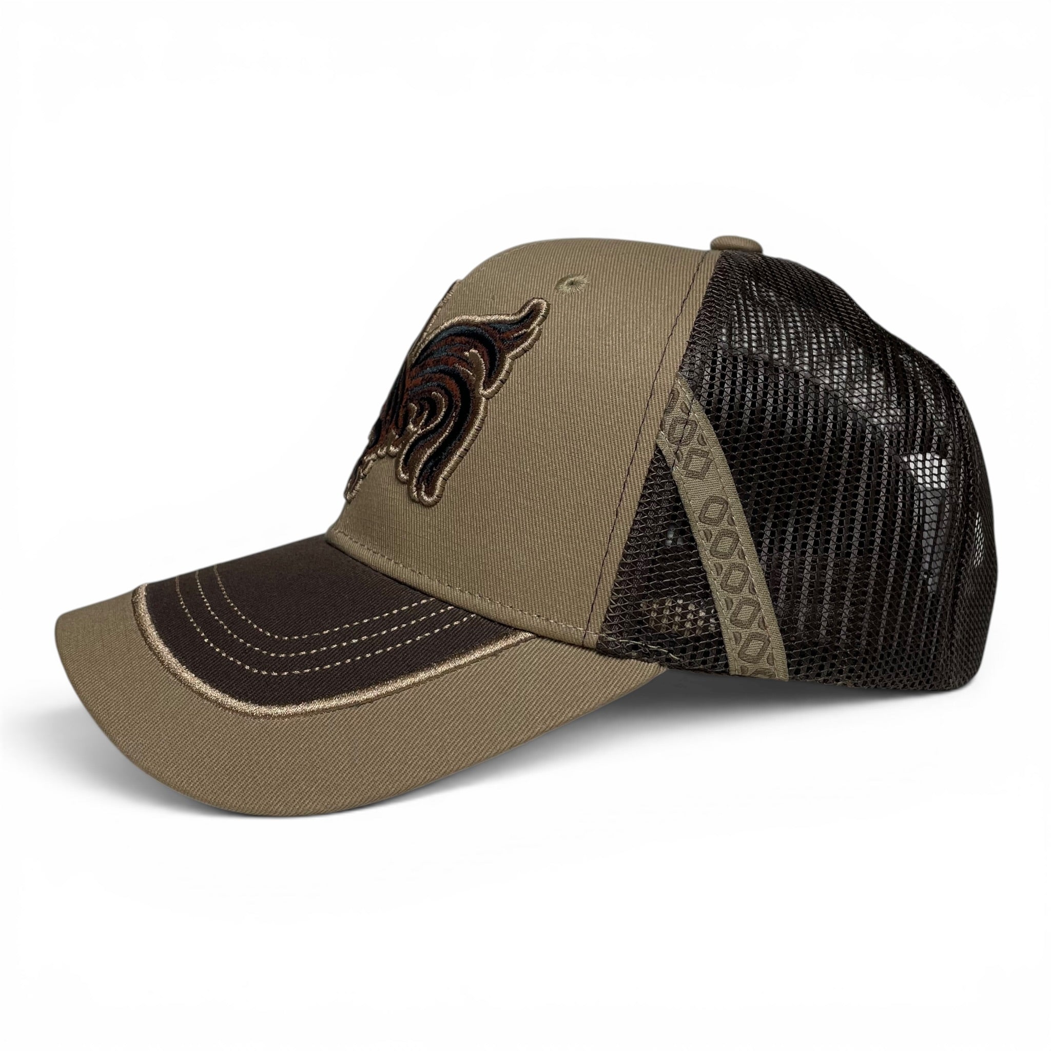 Rooster Gallo Embroidered Snapback Cap, Western Rodeo Style