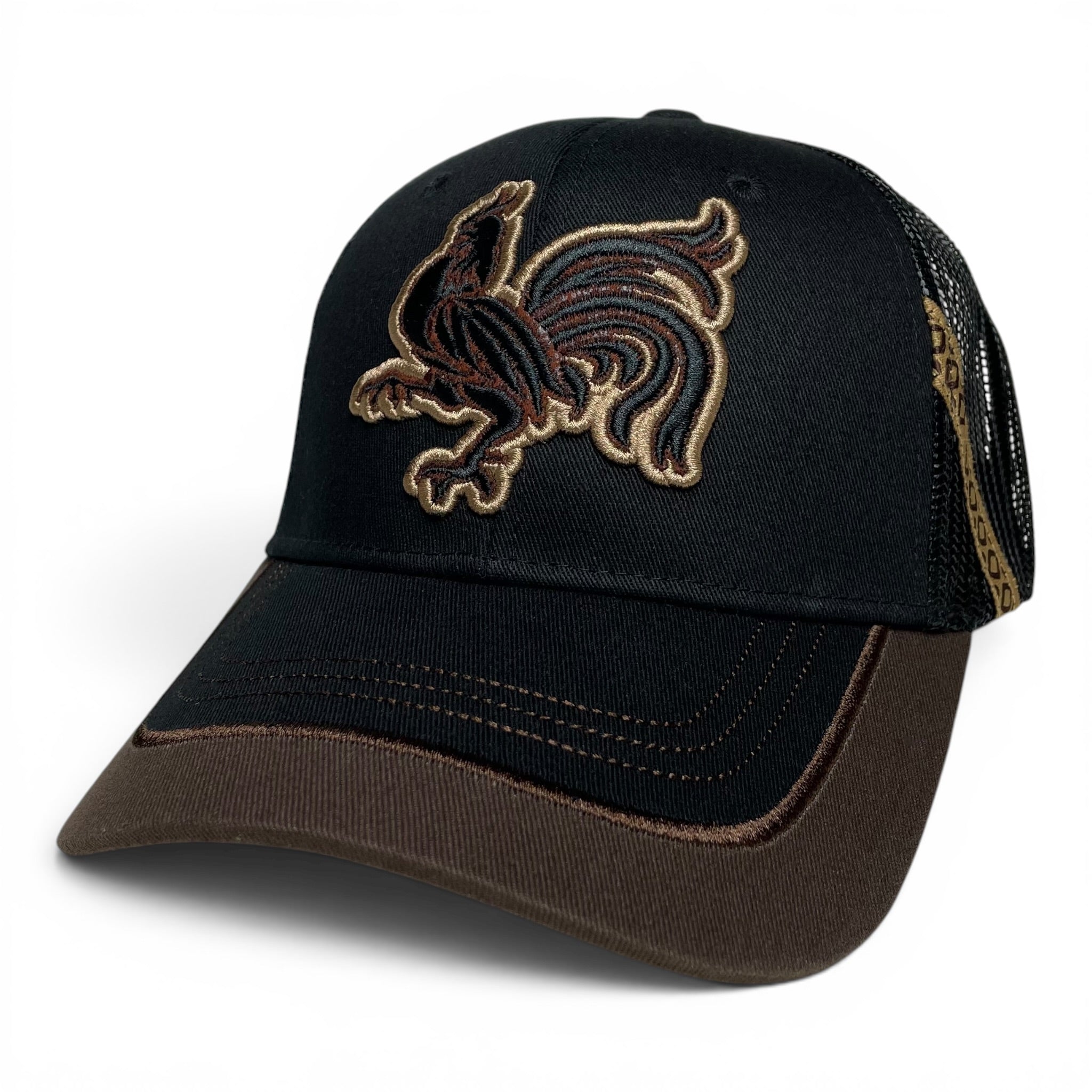 Rooster Gallo Embroidered Snapback Baseball Cap, Western Rodeo Style for Men