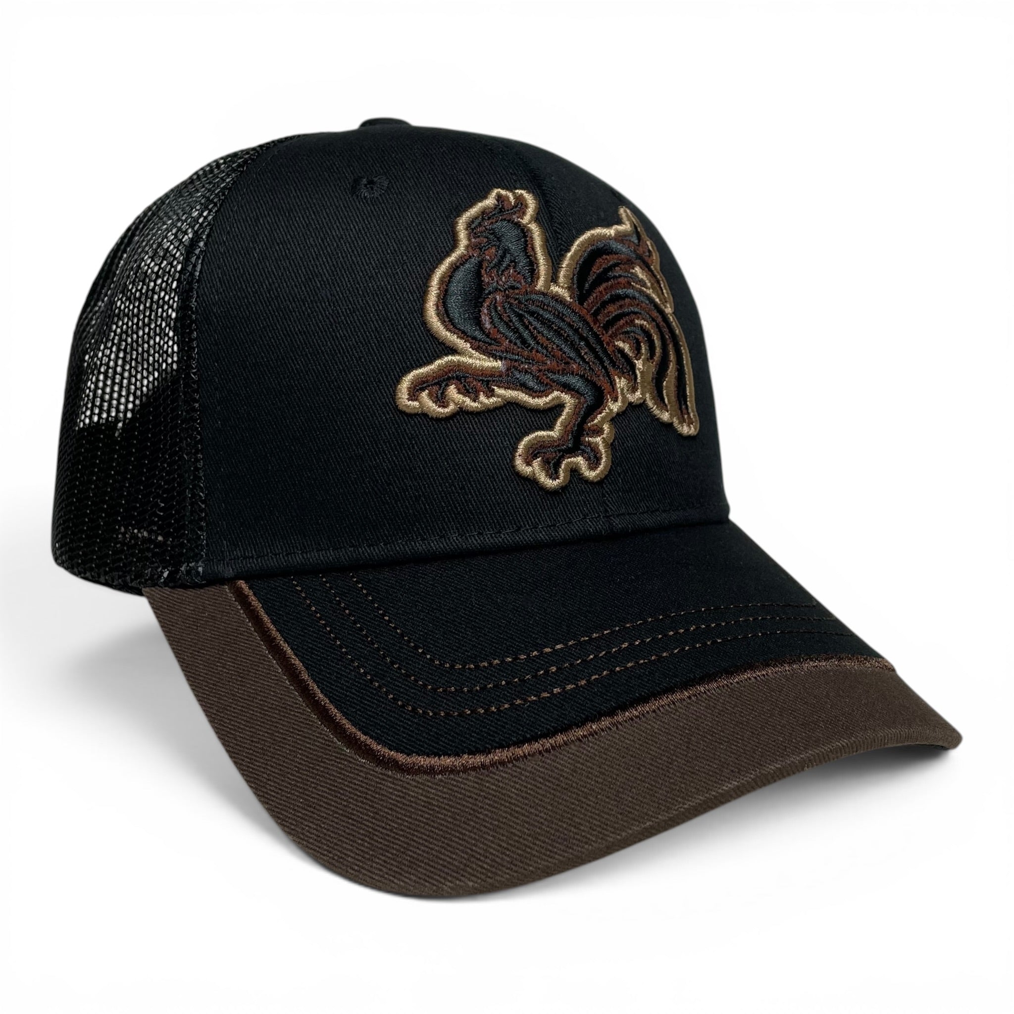 Rooster Gallo Embroidered Snapback Baseball Cap, Western Rodeo Style for Men