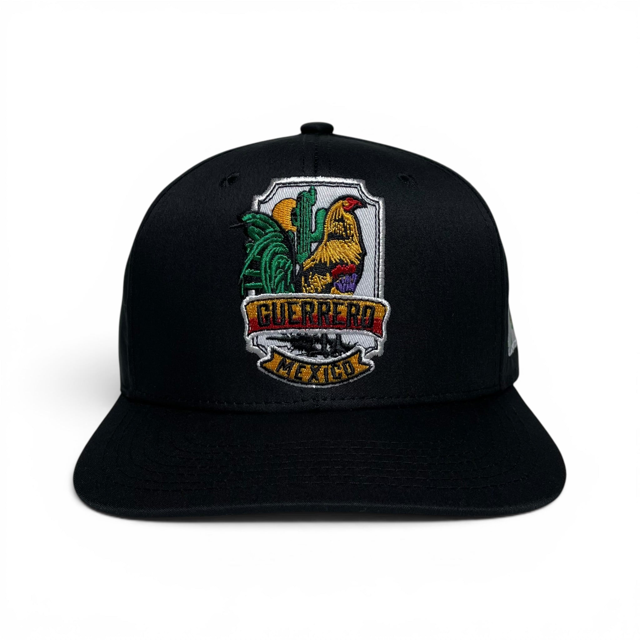 Mexico Guerrero Rooster Embroidered Snapback Baseball Cap