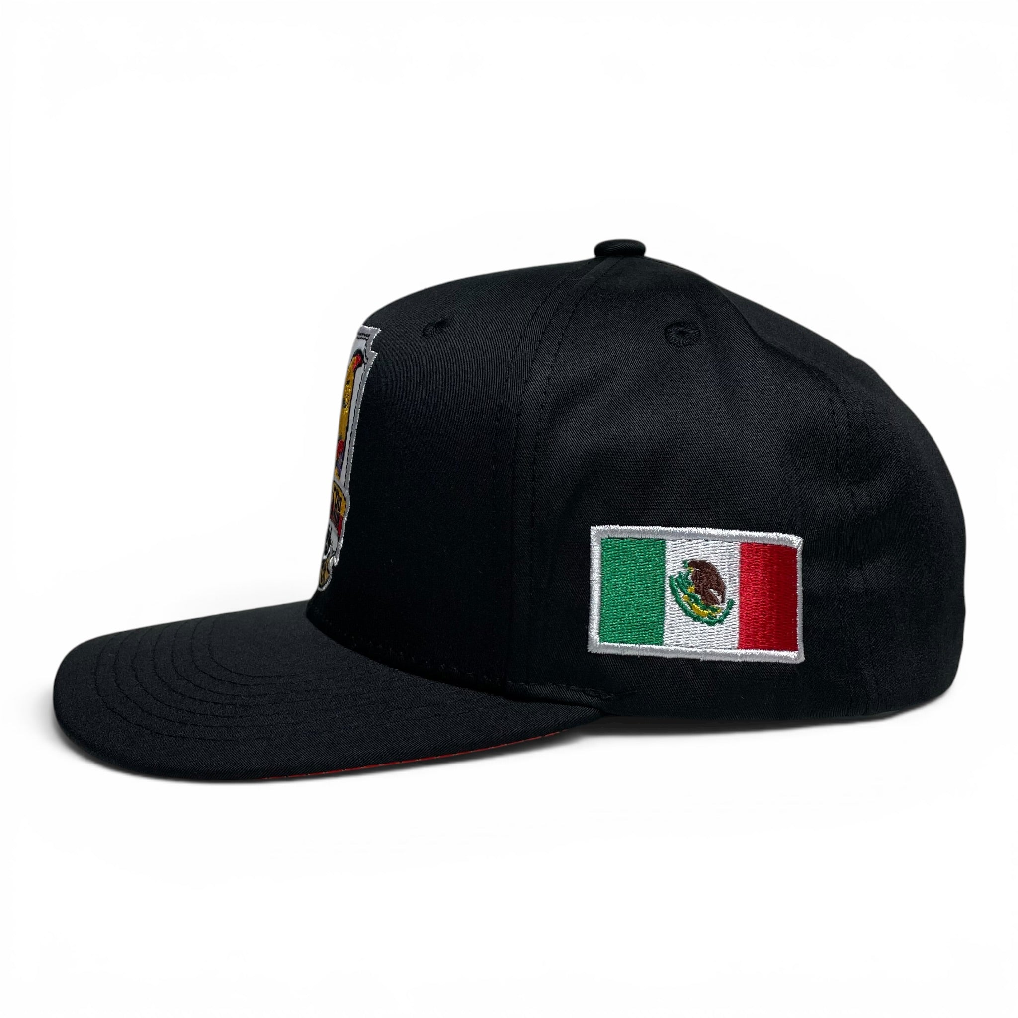 Mexico Guerrero Rooster Embroidered Snapback Baseball Cap