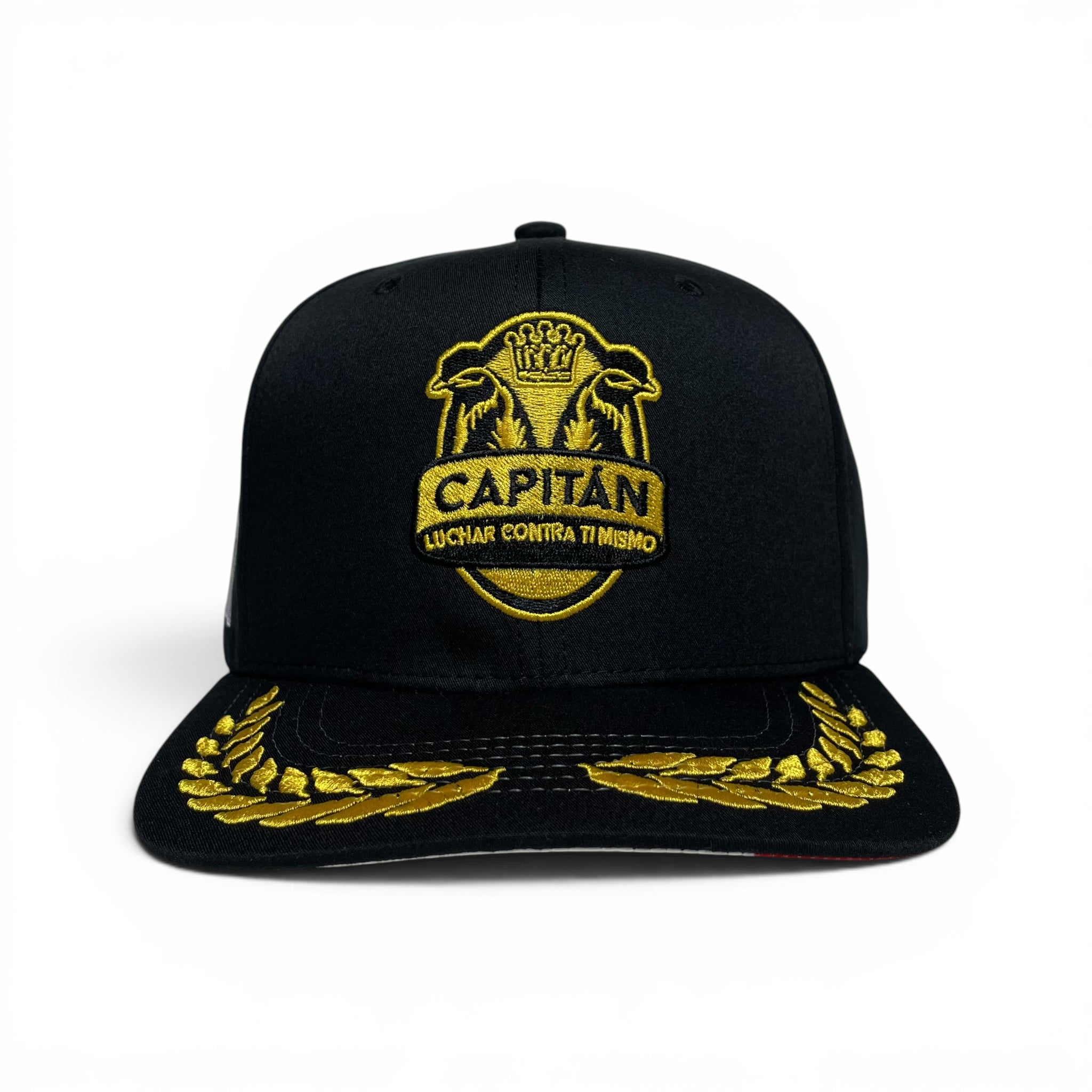Mexico Flag Capitán Chicano Embroidered Snapback Flat Brim Cap
