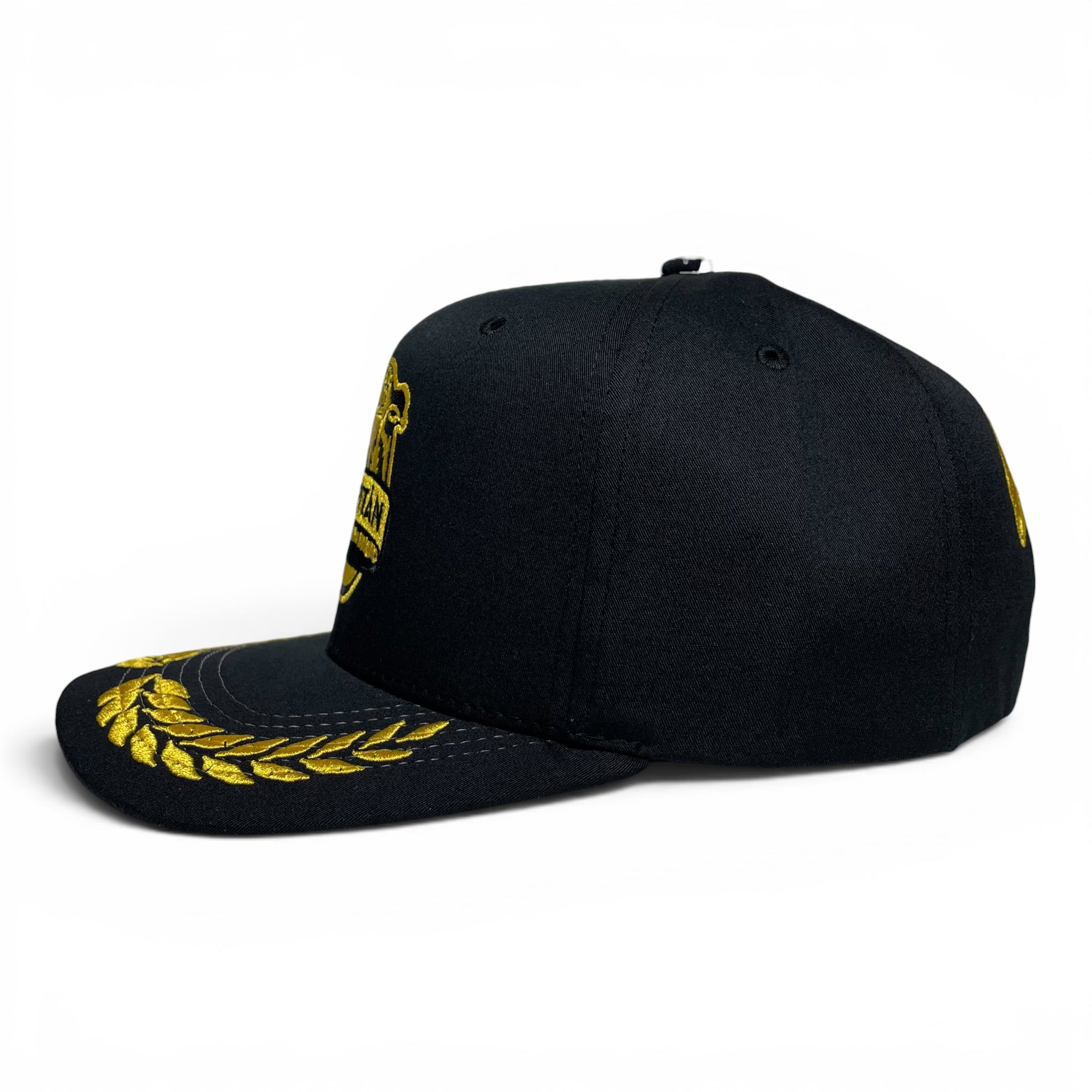 Mexico Flag Capitán Chicano Embroidered Snapback Flat Brim Cap