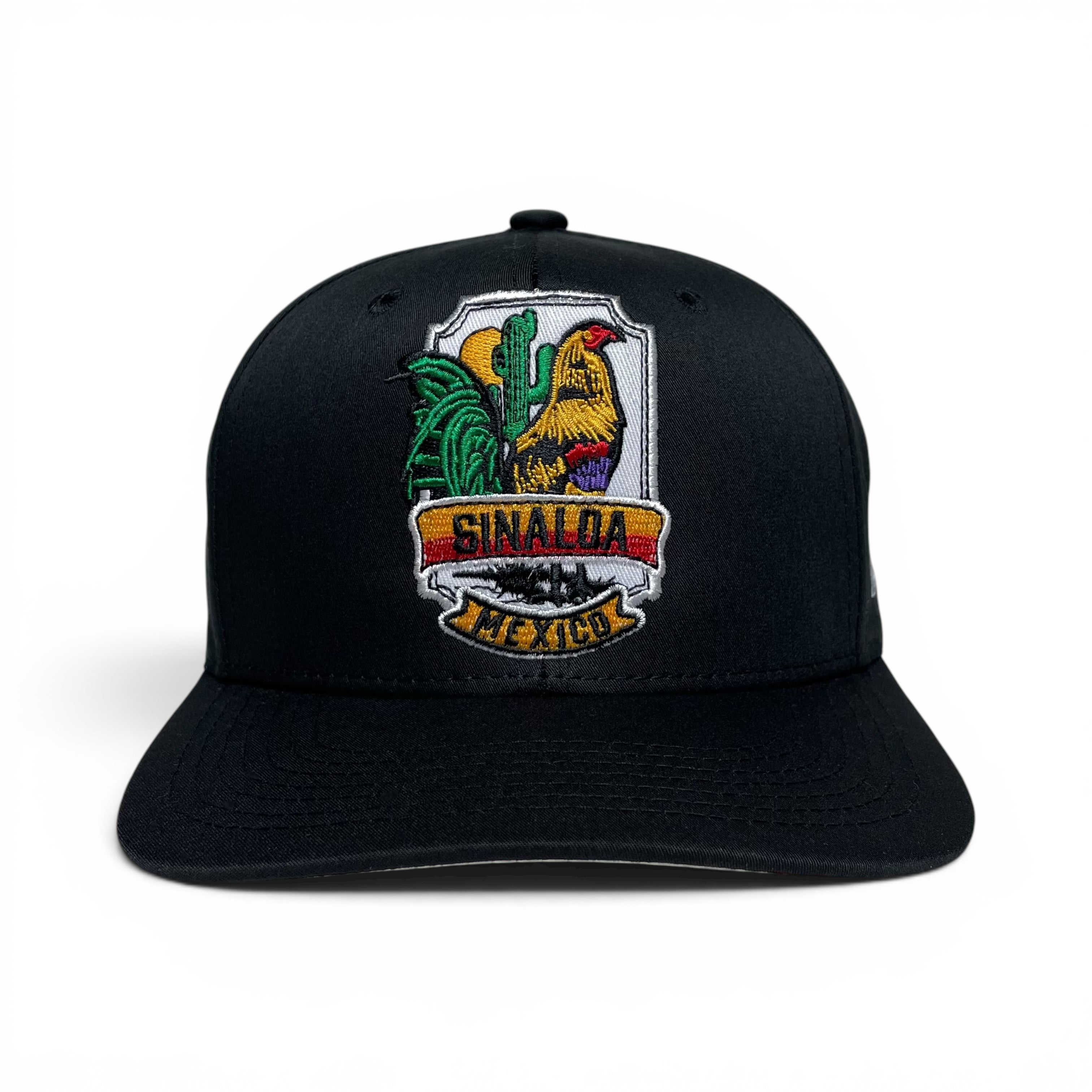 Mexico Sinaloa Rooster Embroidered Snapback Baseball Cap