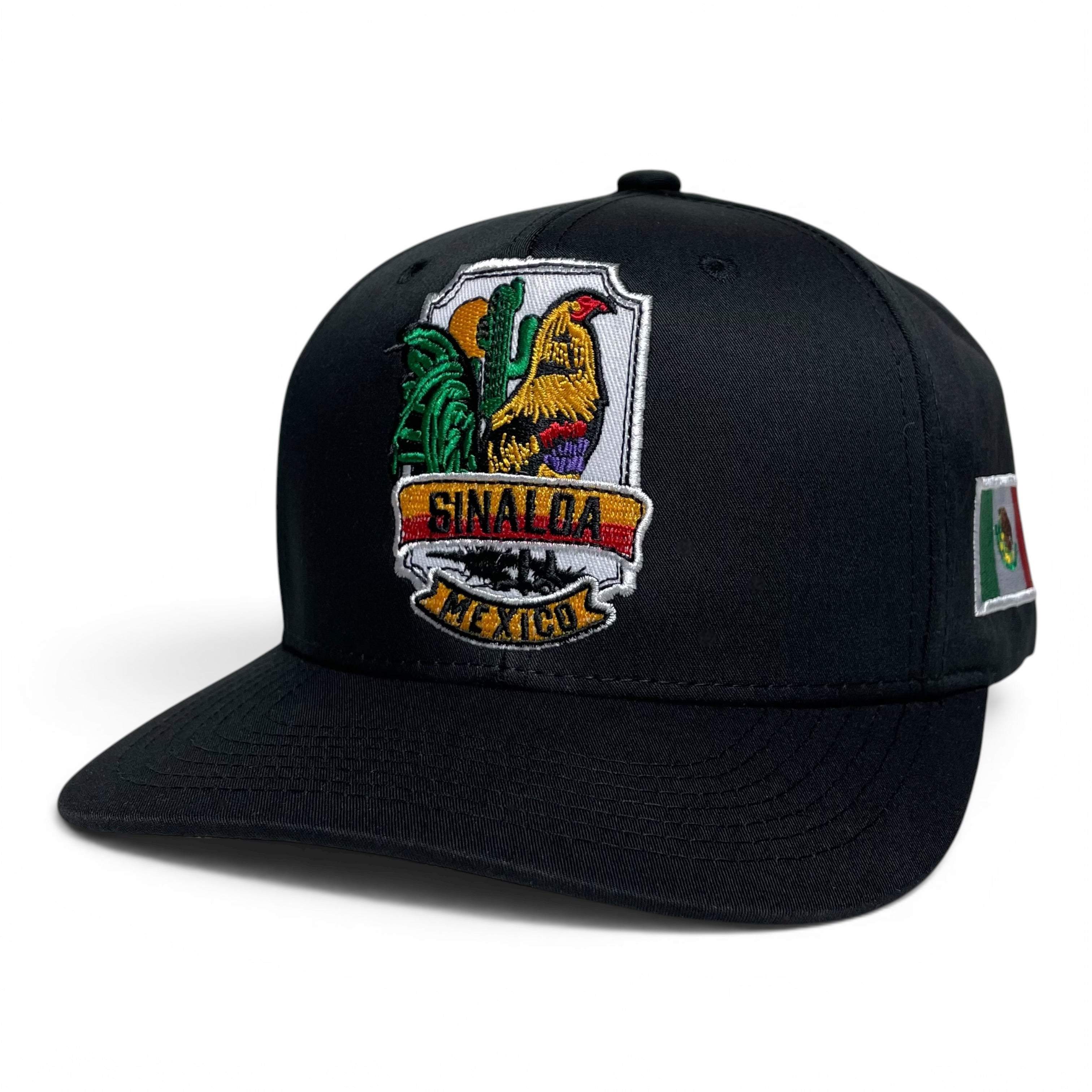 Mexico Sinaloa Rooster Embroidered Snapback Baseball Cap