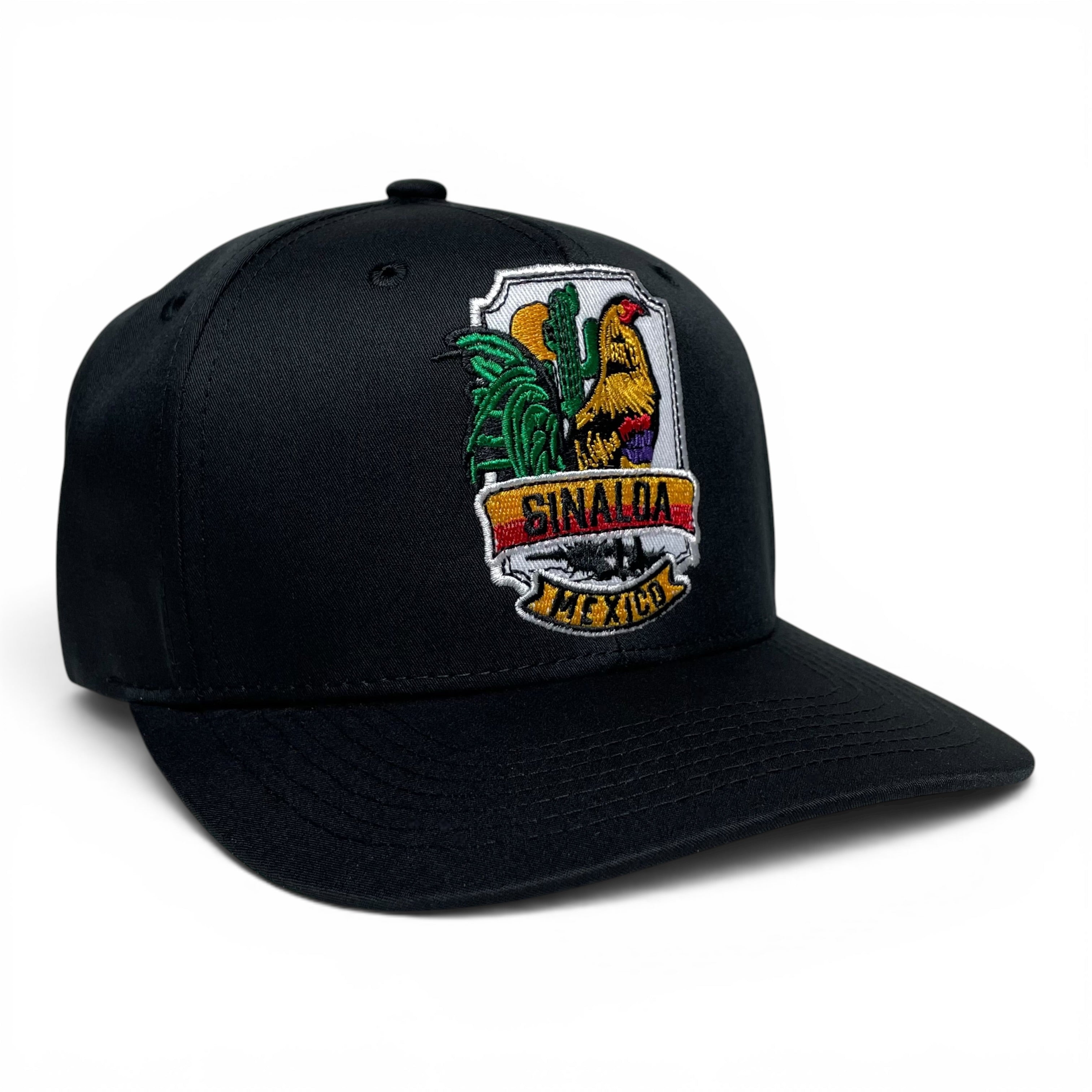 Mexico Sinaloa Rooster Embroidered Snapback Baseball Cap