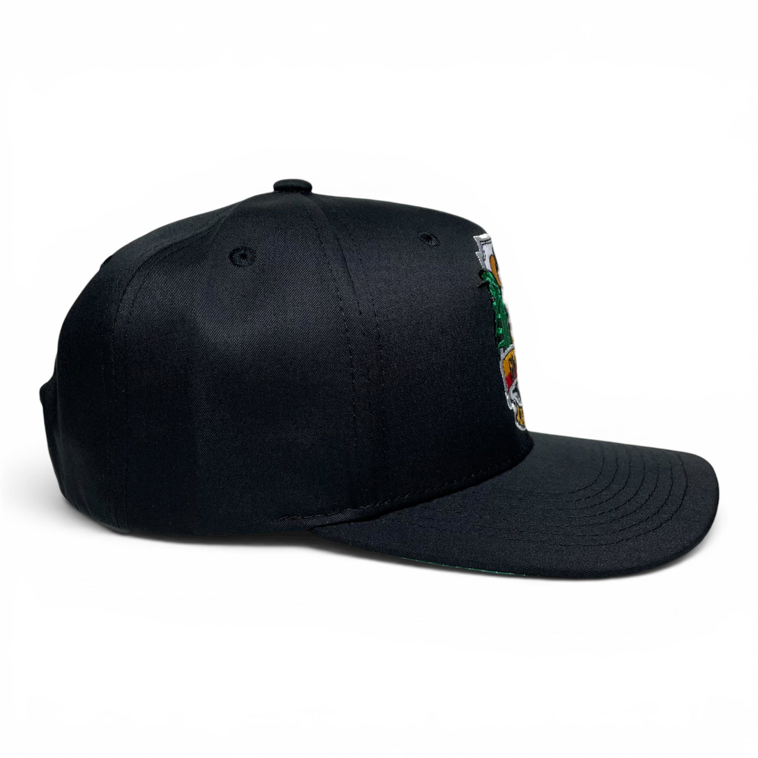 Mexico Sinaloa Rooster Embroidered Snapback Baseball Cap