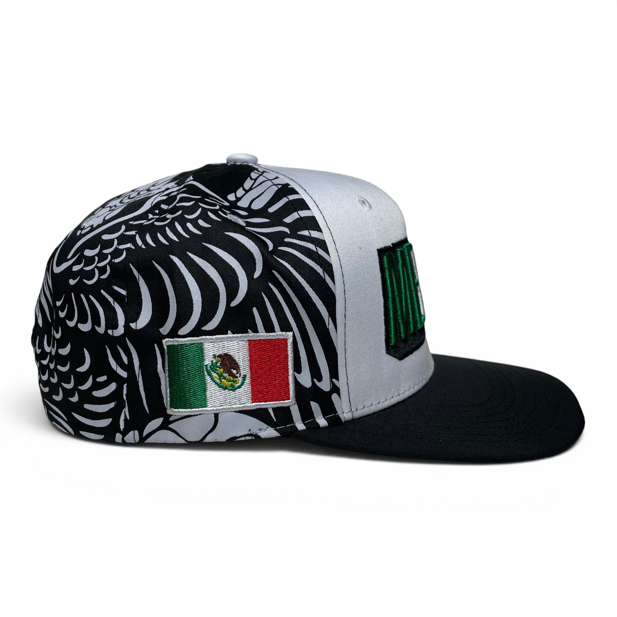 Mexico Embroidered Snapback Baseball Cap, Mexican Flag Hat