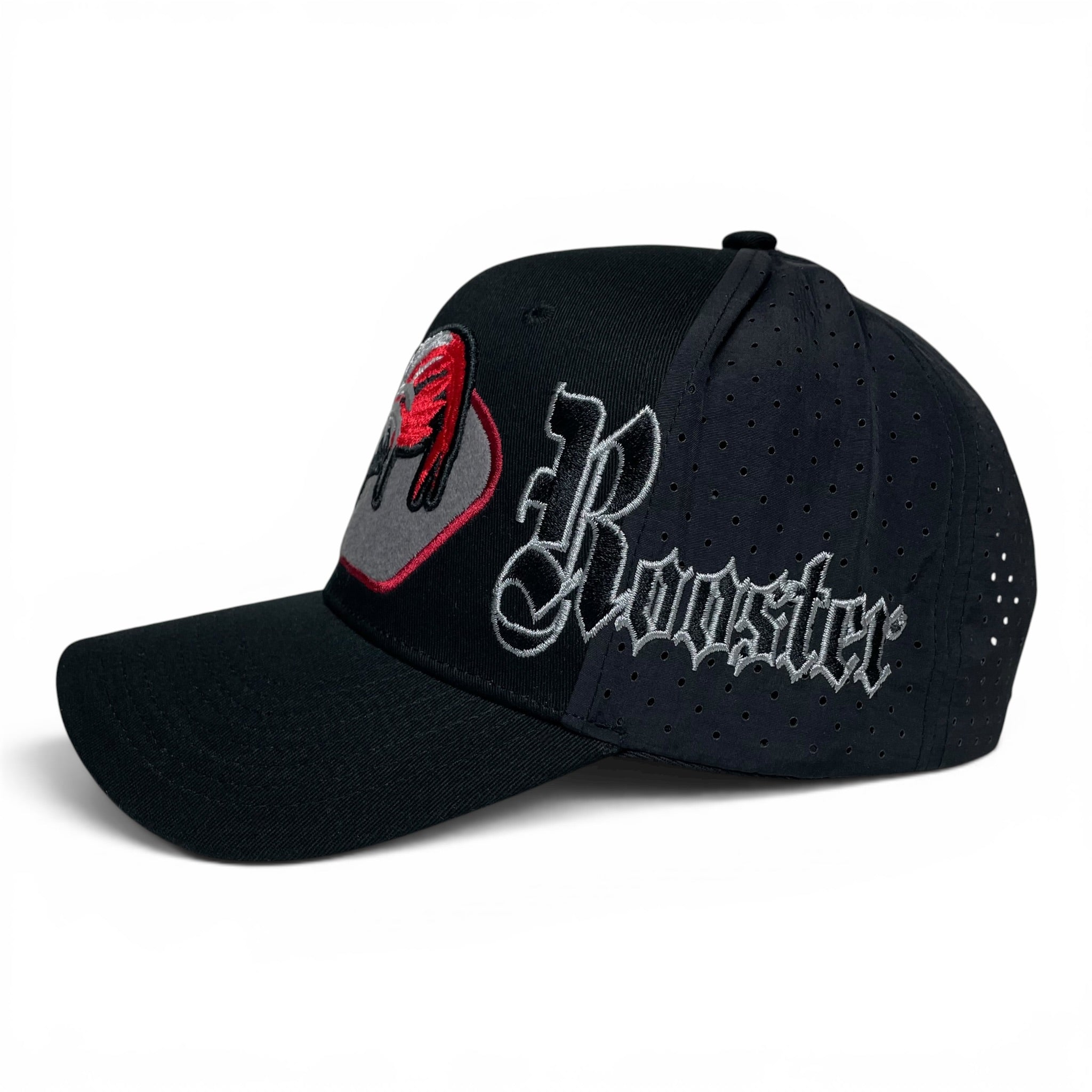El Gallo Mexican Rooster Western Style Snapback Cap Black