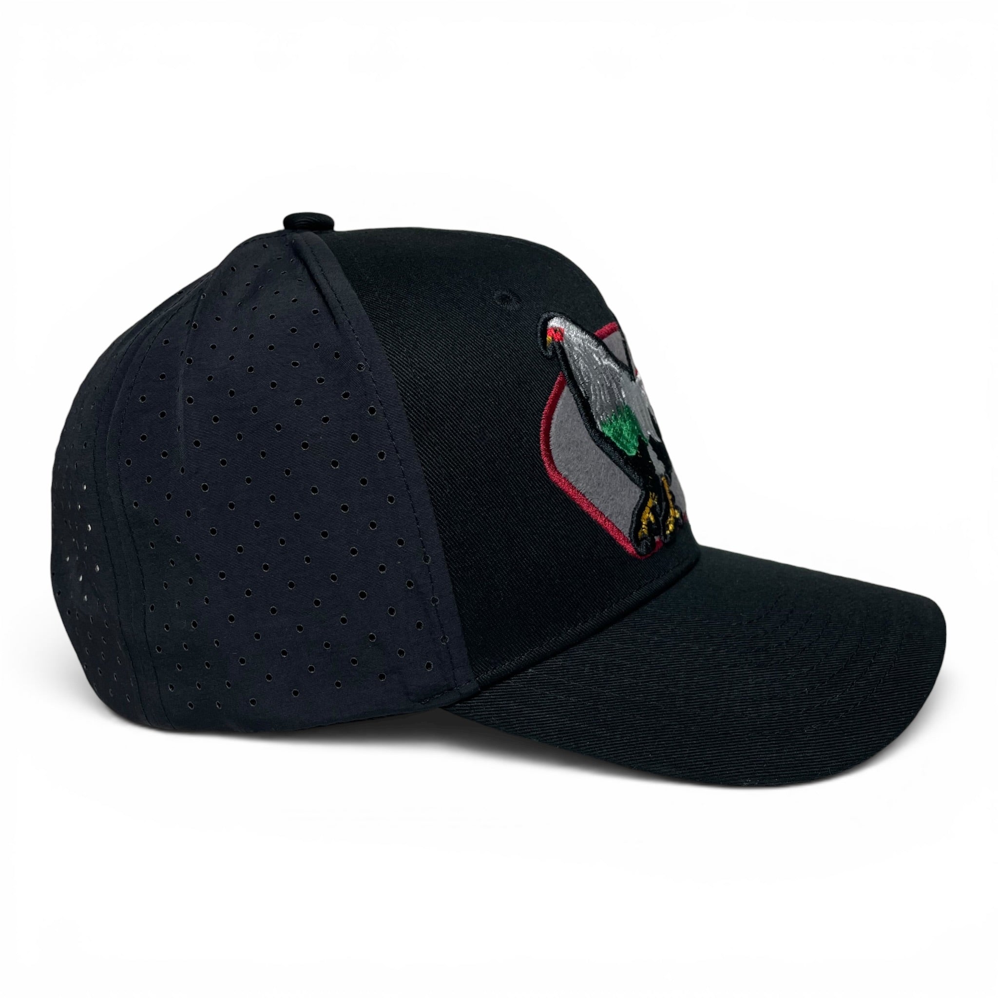 El Gallo Mexican Rooster Western Style Snapback Cap Black