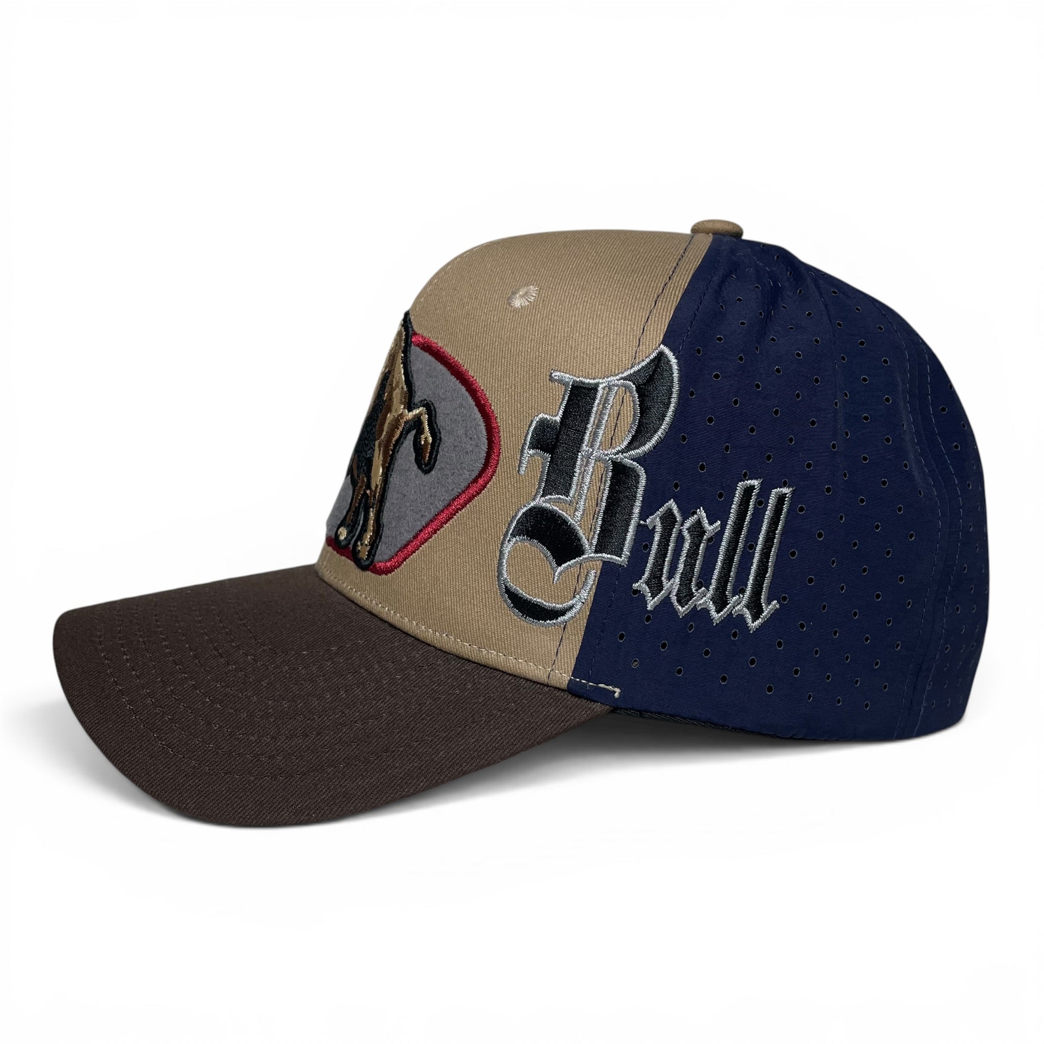 Bull Embroidered Western Rodeo Style Snapback Cap