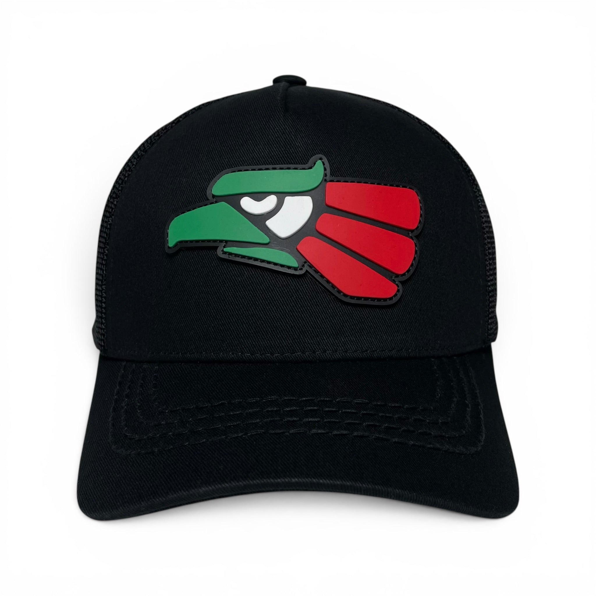 Hecho en Mexico PVC Eagle Patch Mesh Back Baseball Cap