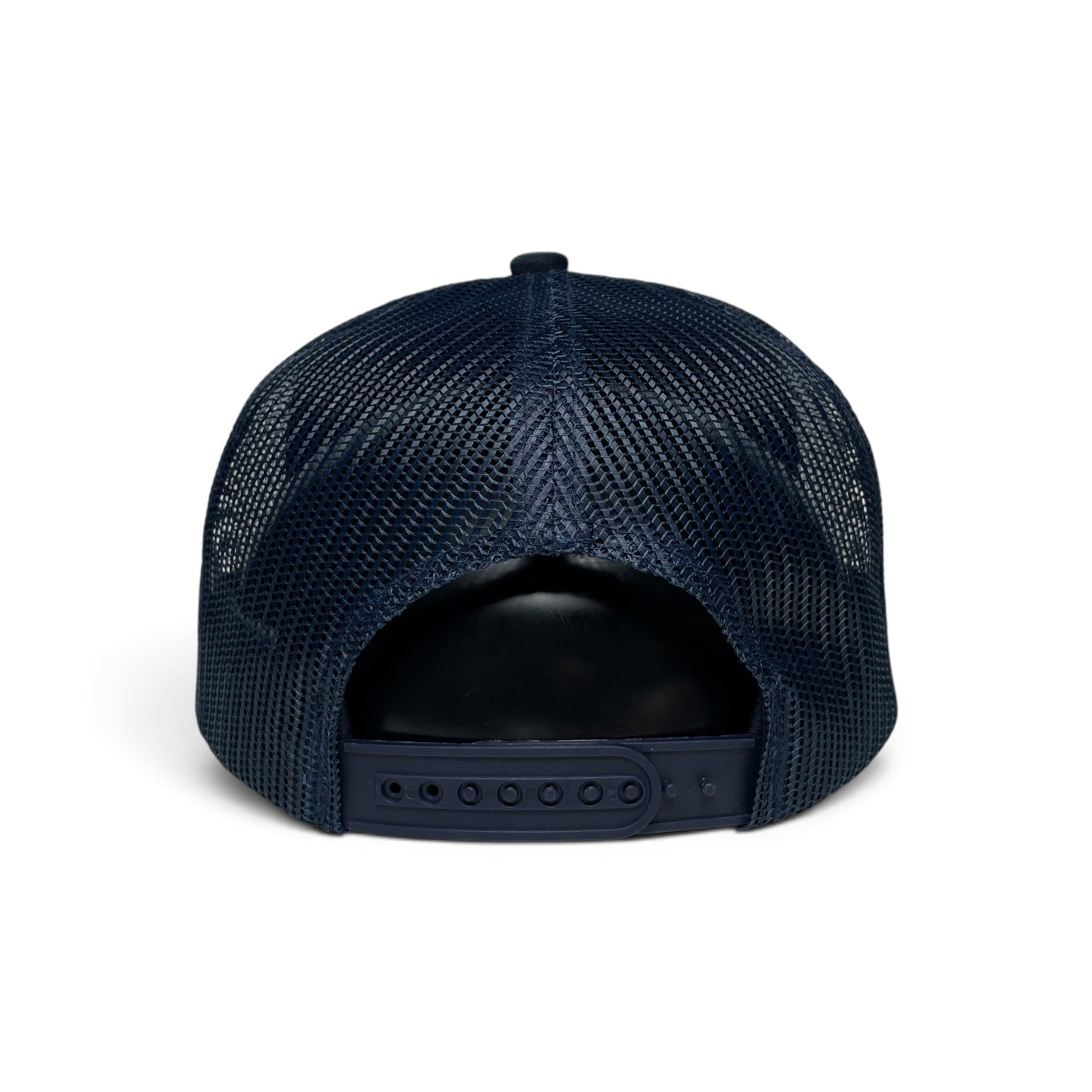 Rooster Emblem Suede Trucker Hat with Fighting Spirit Embroidery