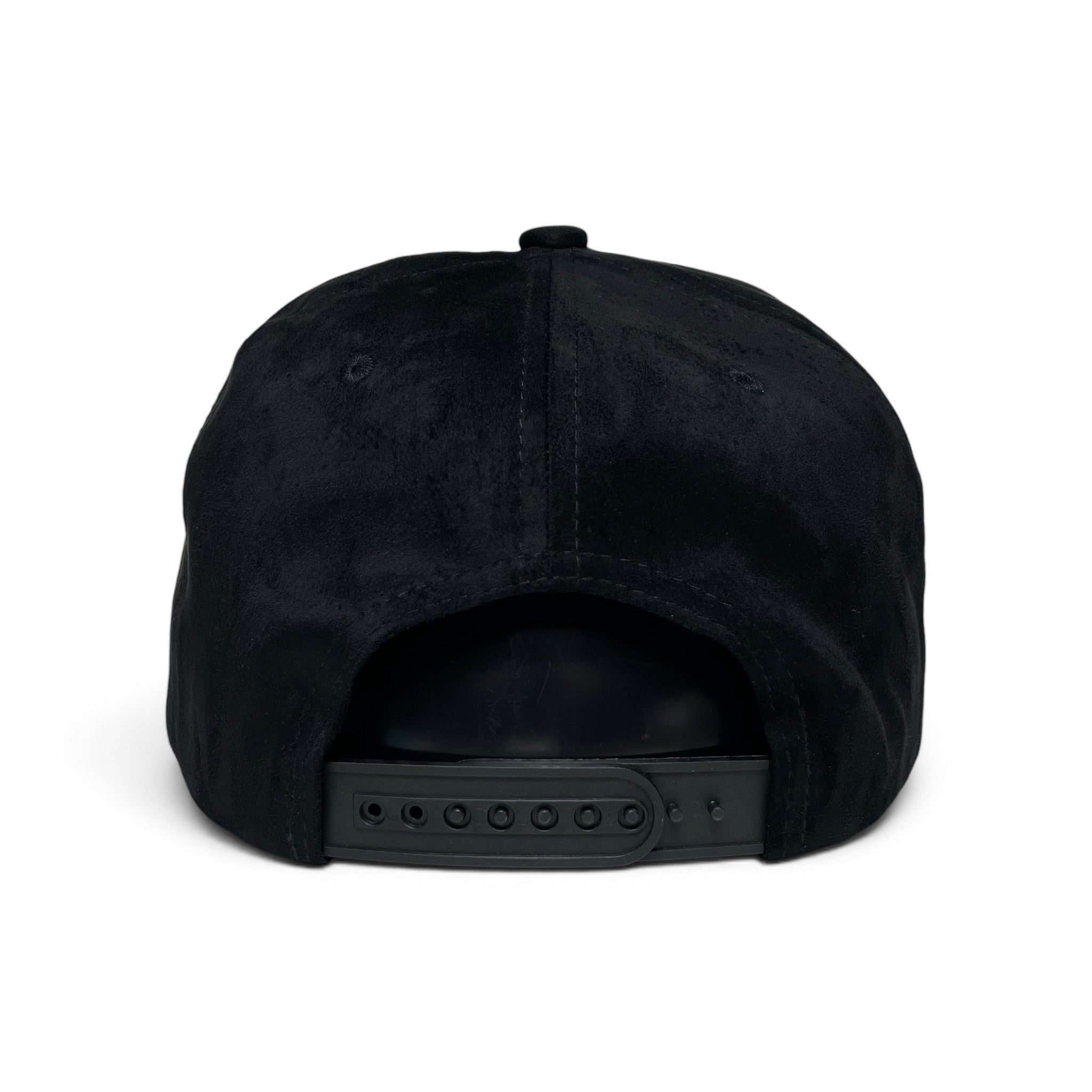 Rooster Emblem Suede Baseball Hat with Fighting Spirit Embroidery