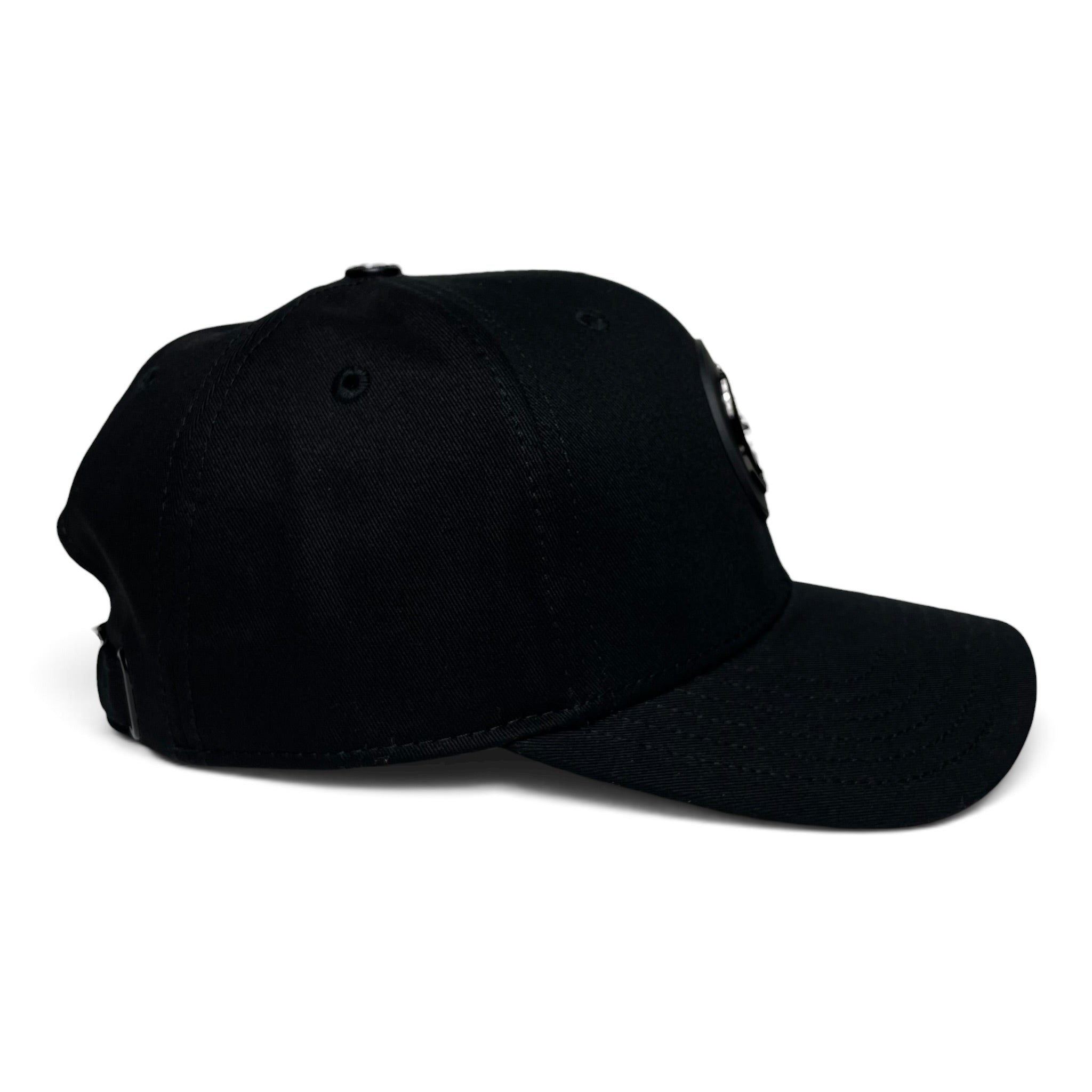 Horse, Horseshoe & Ride Free Emblem Black Western Baseball Cap