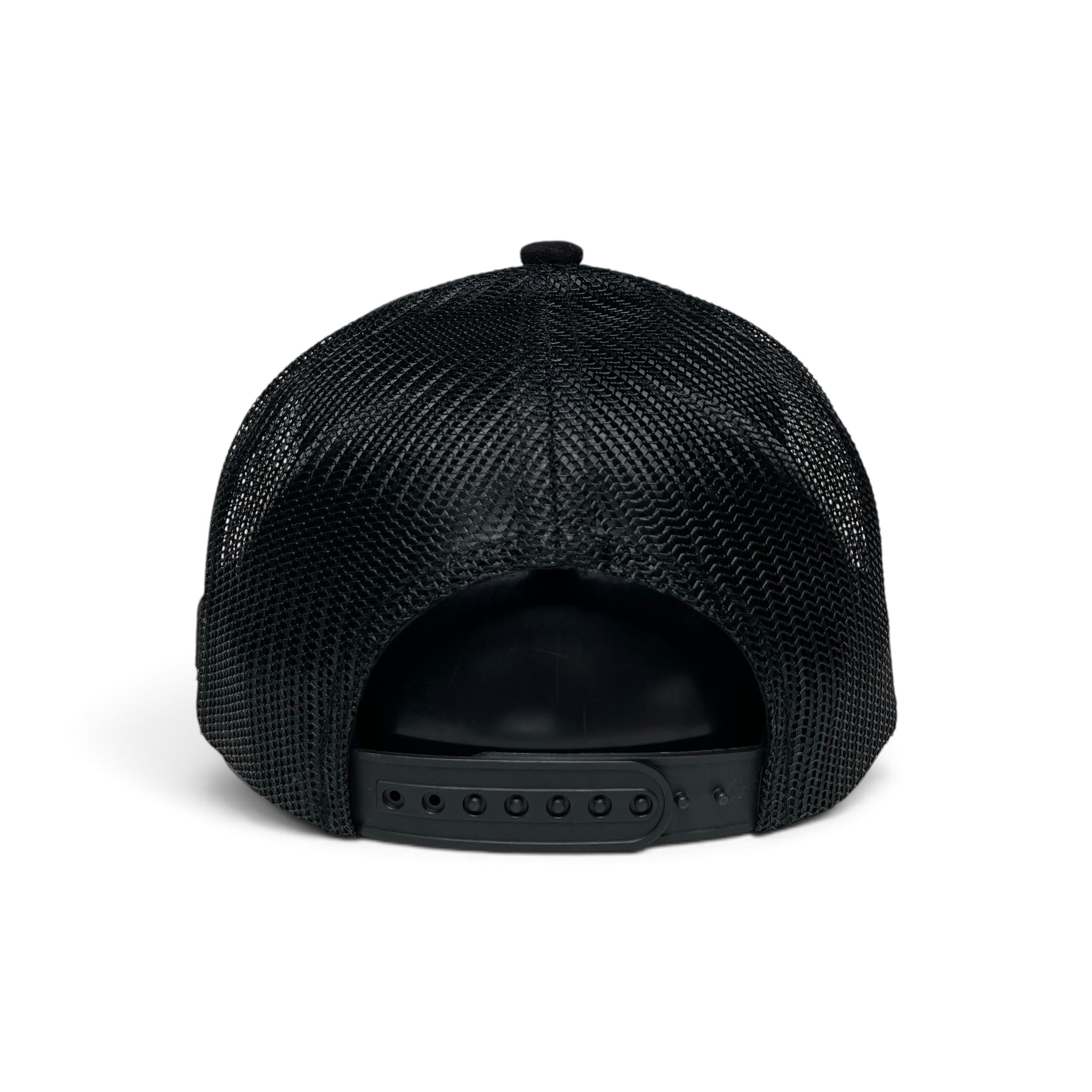 Bulldog Rubber Patch Baseball Snapback Hat with Mesh Back