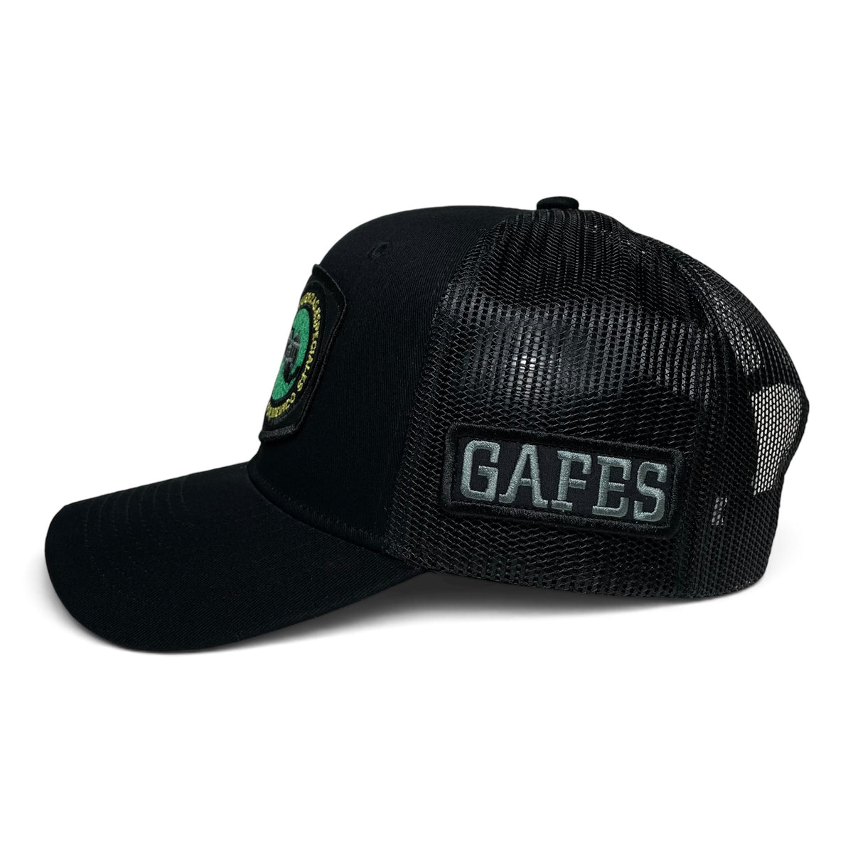 GAFES Mexico Fuerzas Especiales Camo Snapback Hat with PU Leather Brim