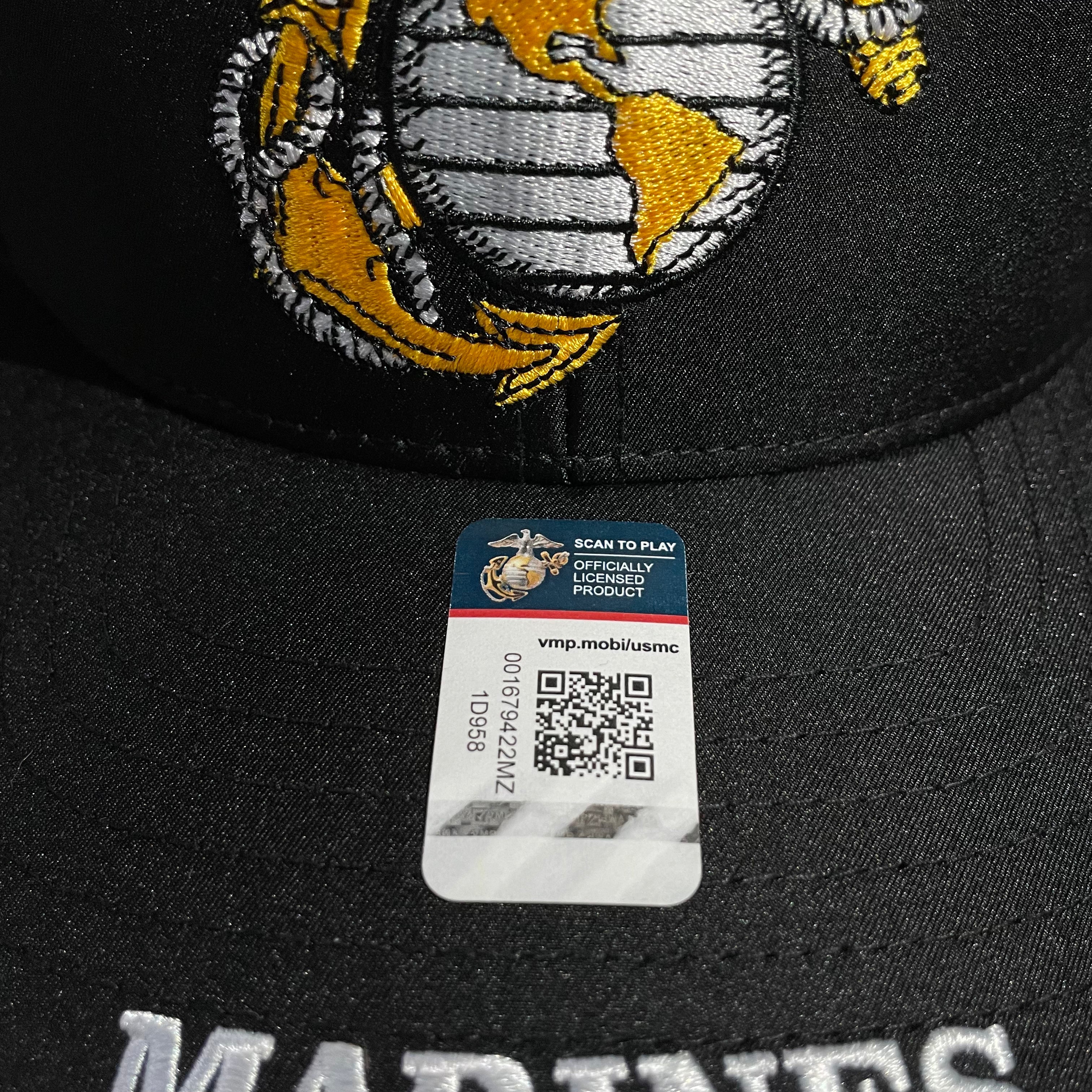 U.S. Marine Corps Embroidered Cap, Curved Brim, Officially Licensed