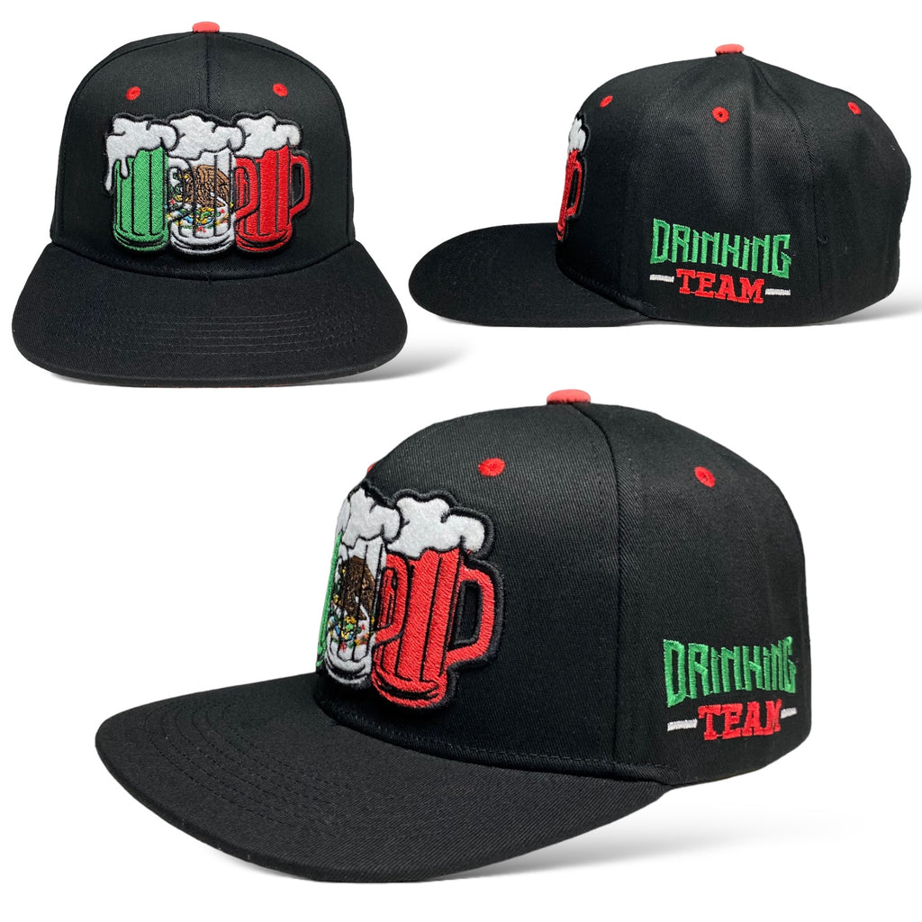 Drinking Team Mexico Beer Adjustable Baseball Hat Snapback Cap