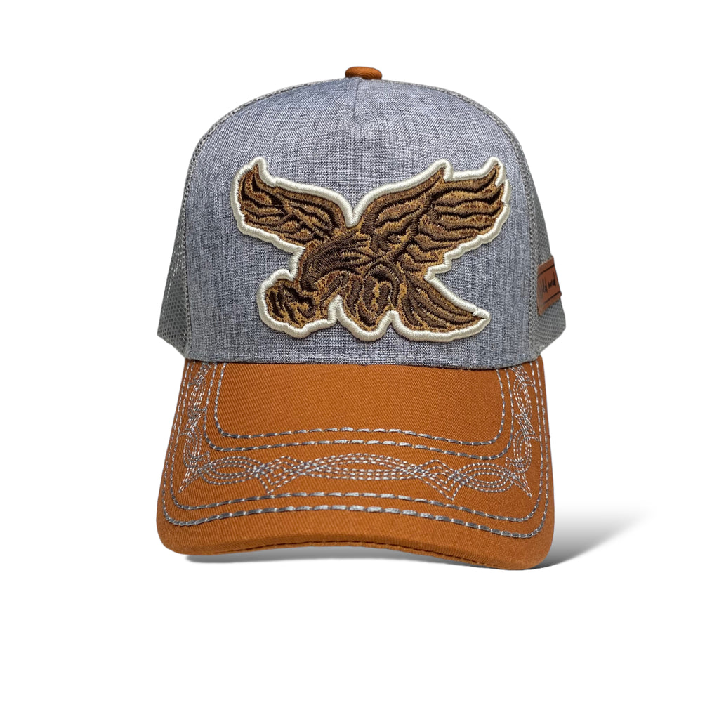 Eagle Embroidered Patch Trucker Baseball Cap / Wester Hat for Men