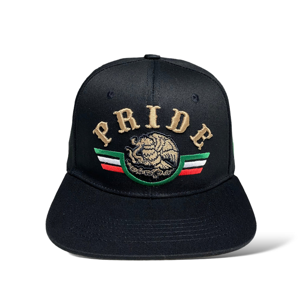 Mexico Pride Embroidered Flat bill Snapback Cap