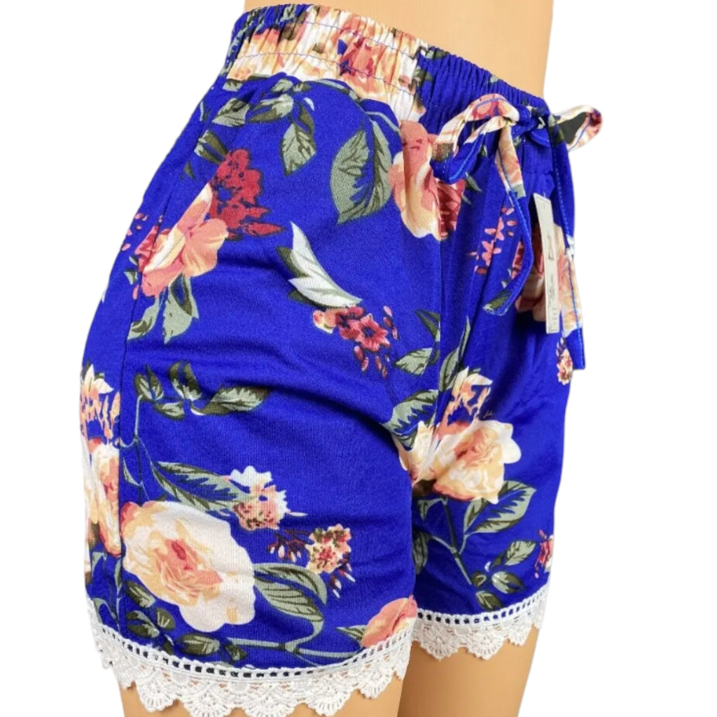 Women's High Waist Summer Shorts with Pockets