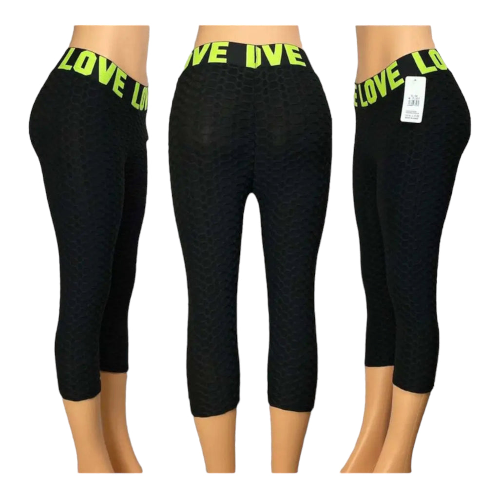 Women Capri Yoga Pants, Workout, Gym, Running, Leggings