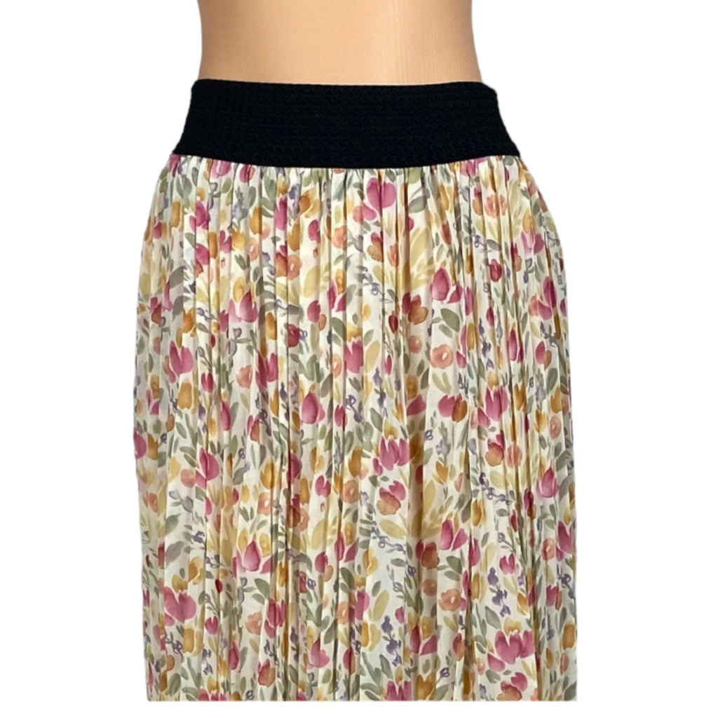 Women's Floral Print Summer Ankle Length Skirt