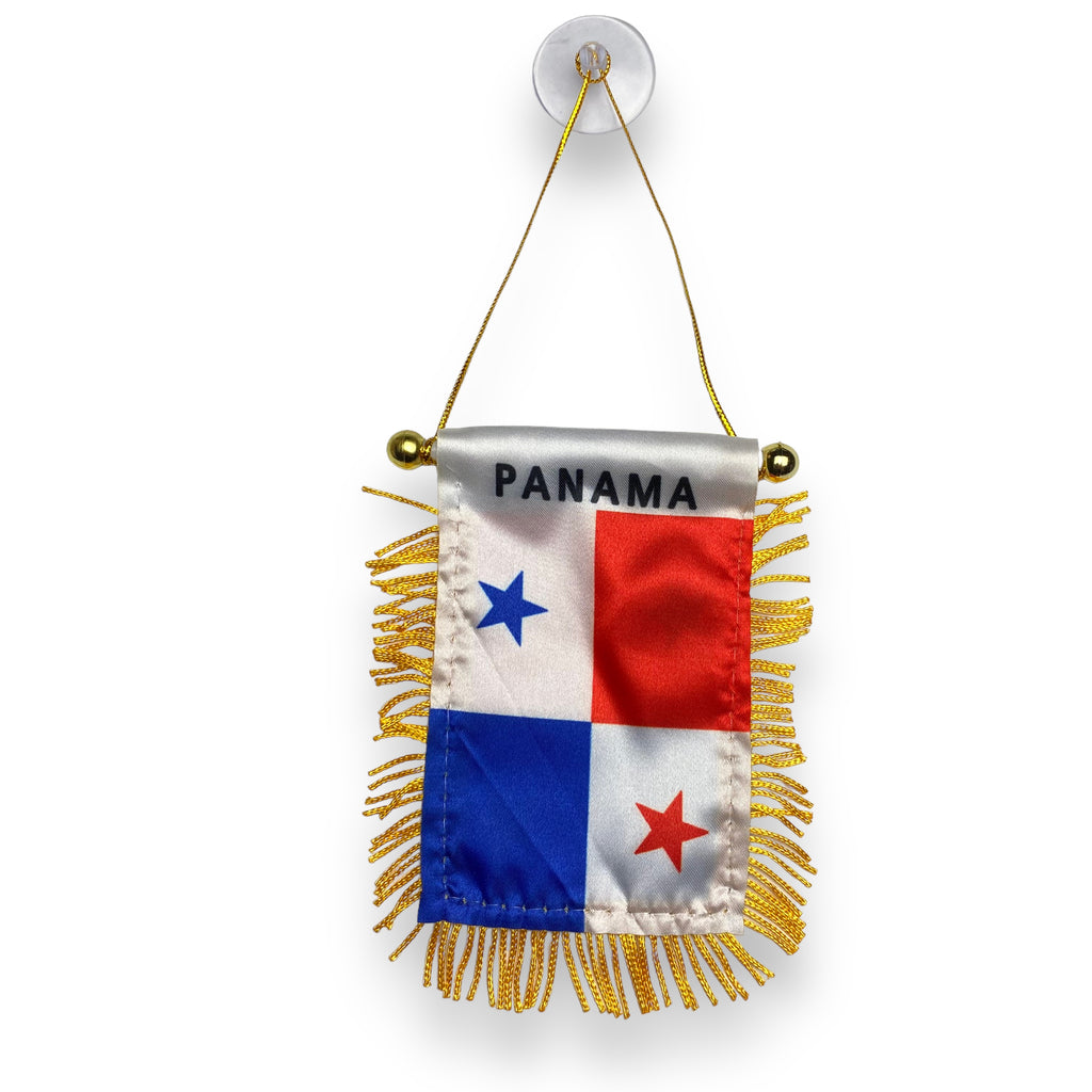 Panama Flag, Mini Banner, Car Mirror, Window Flag