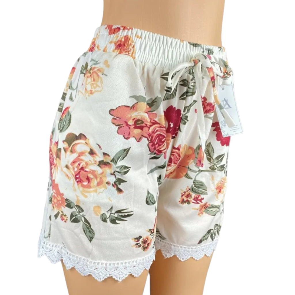 Women's High Waist Summer Shorts with Pockets